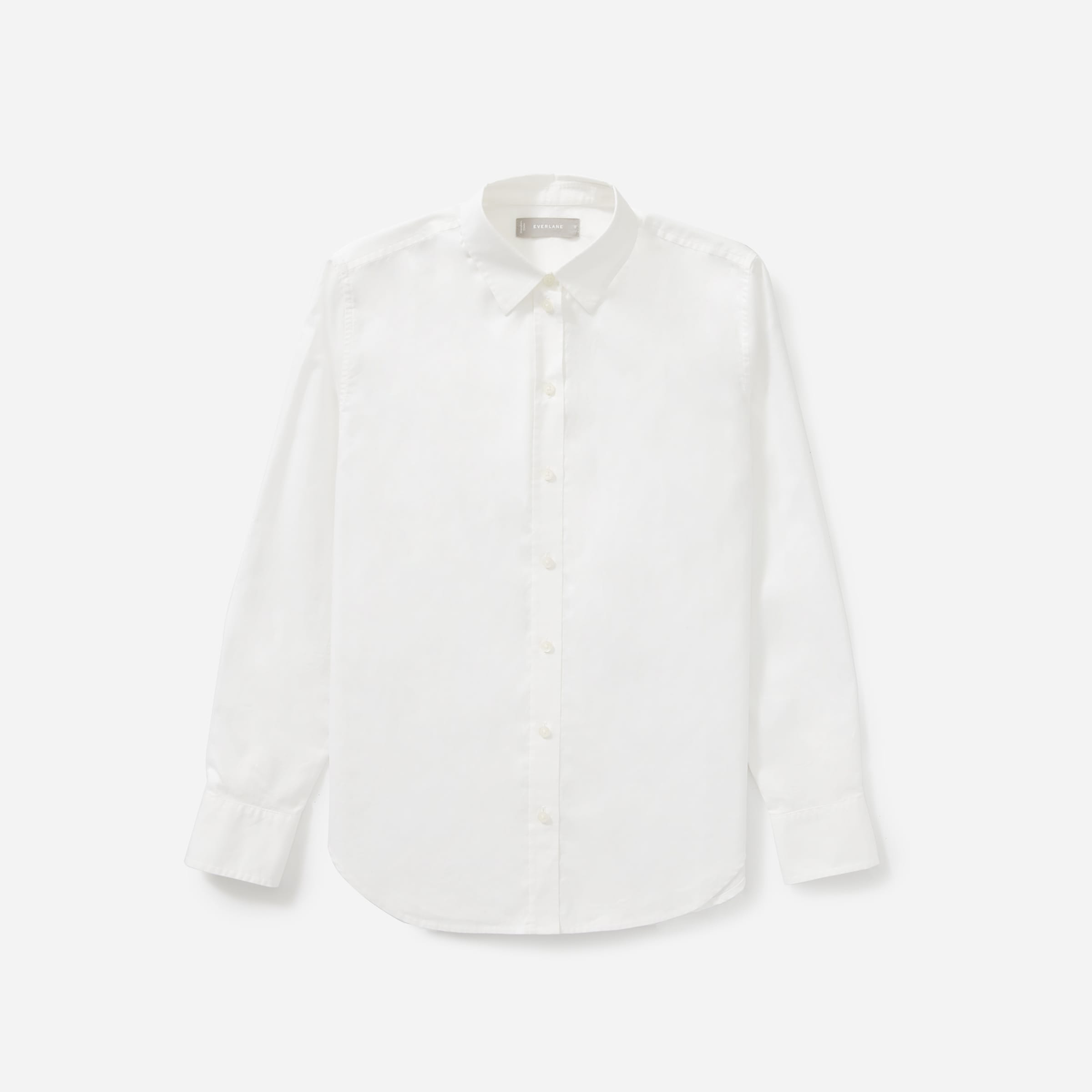 Vetinee Women's Brilliant White Button Down Denim Shirt Collared