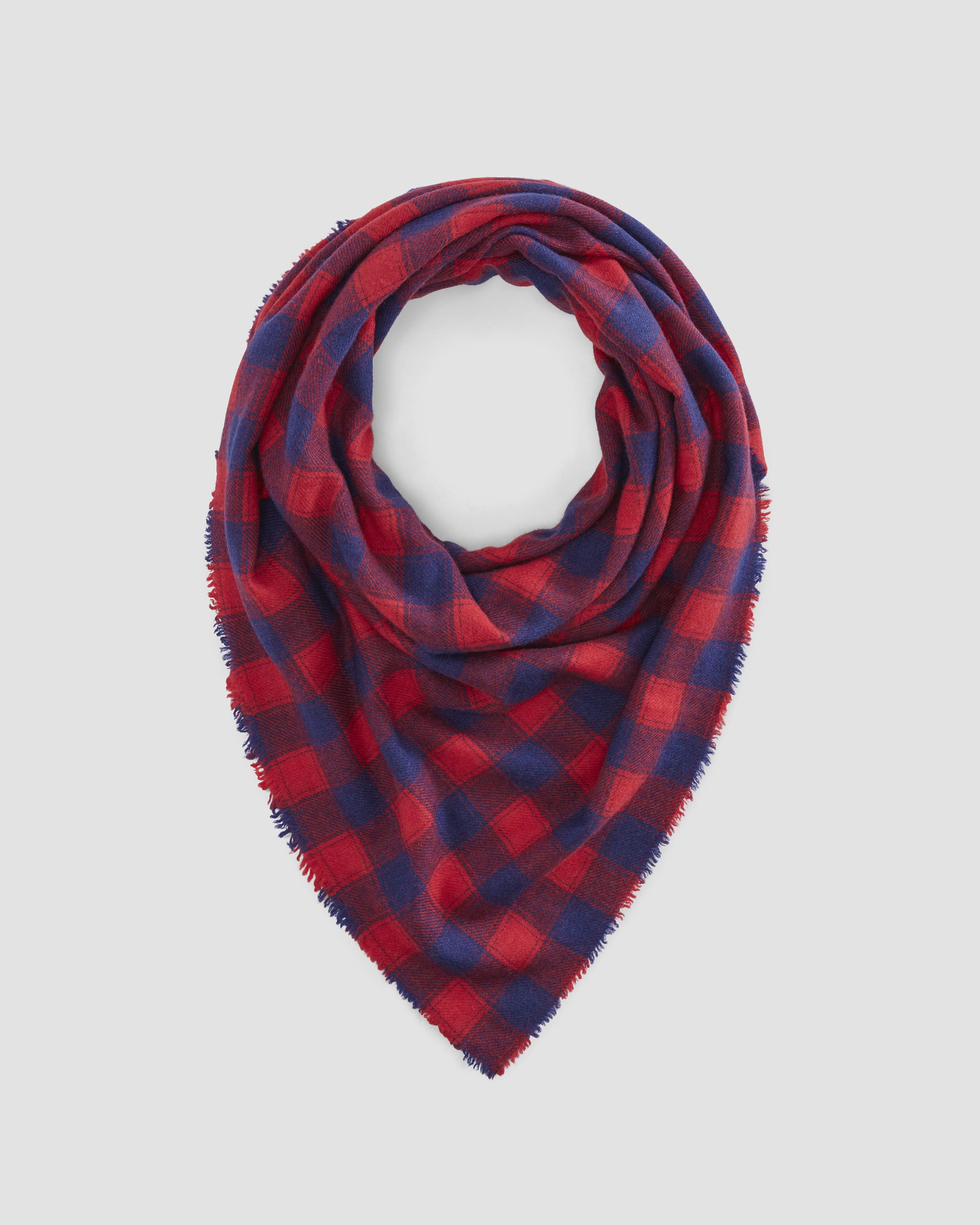 Red and navy deals scarf