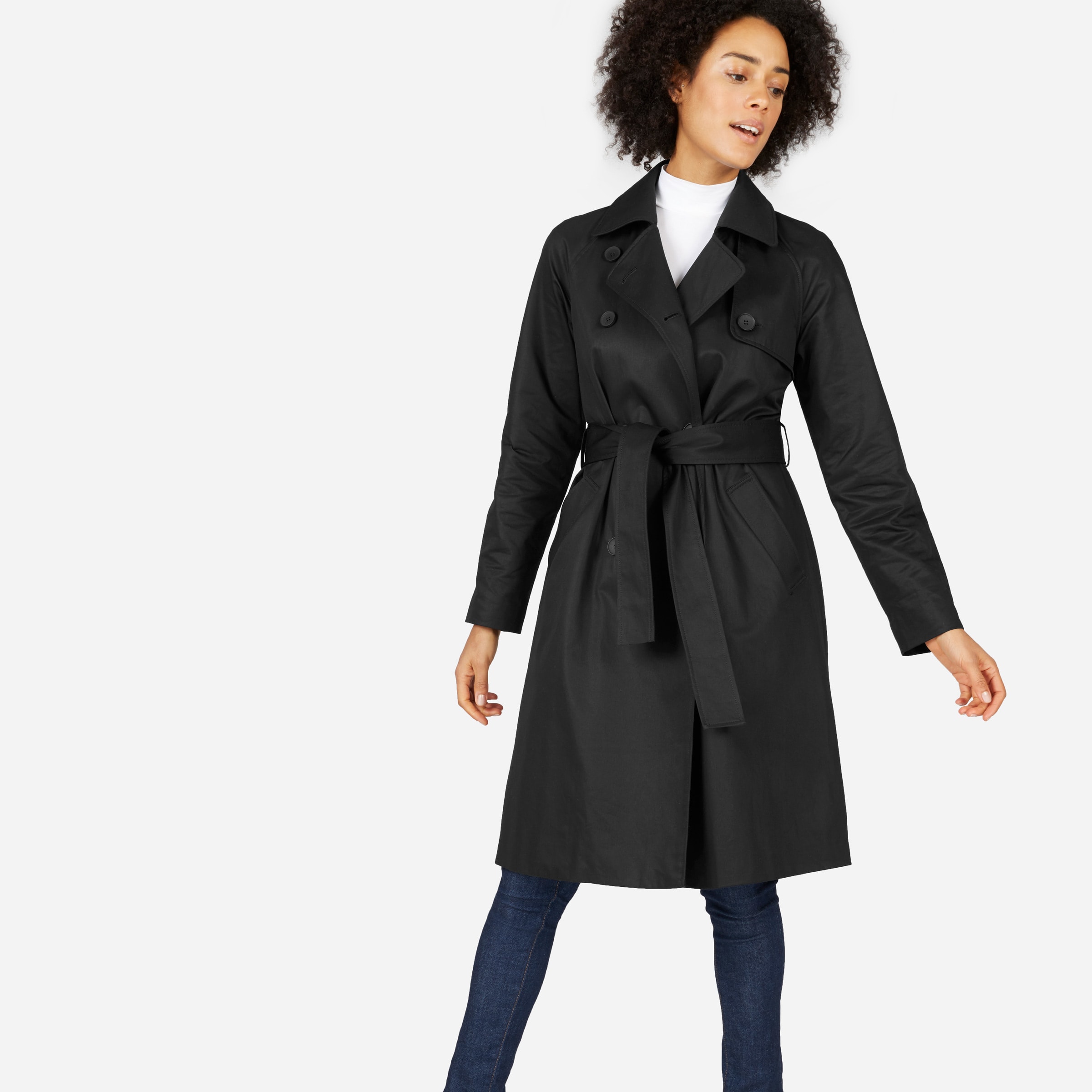 Everlane modern trench clearance