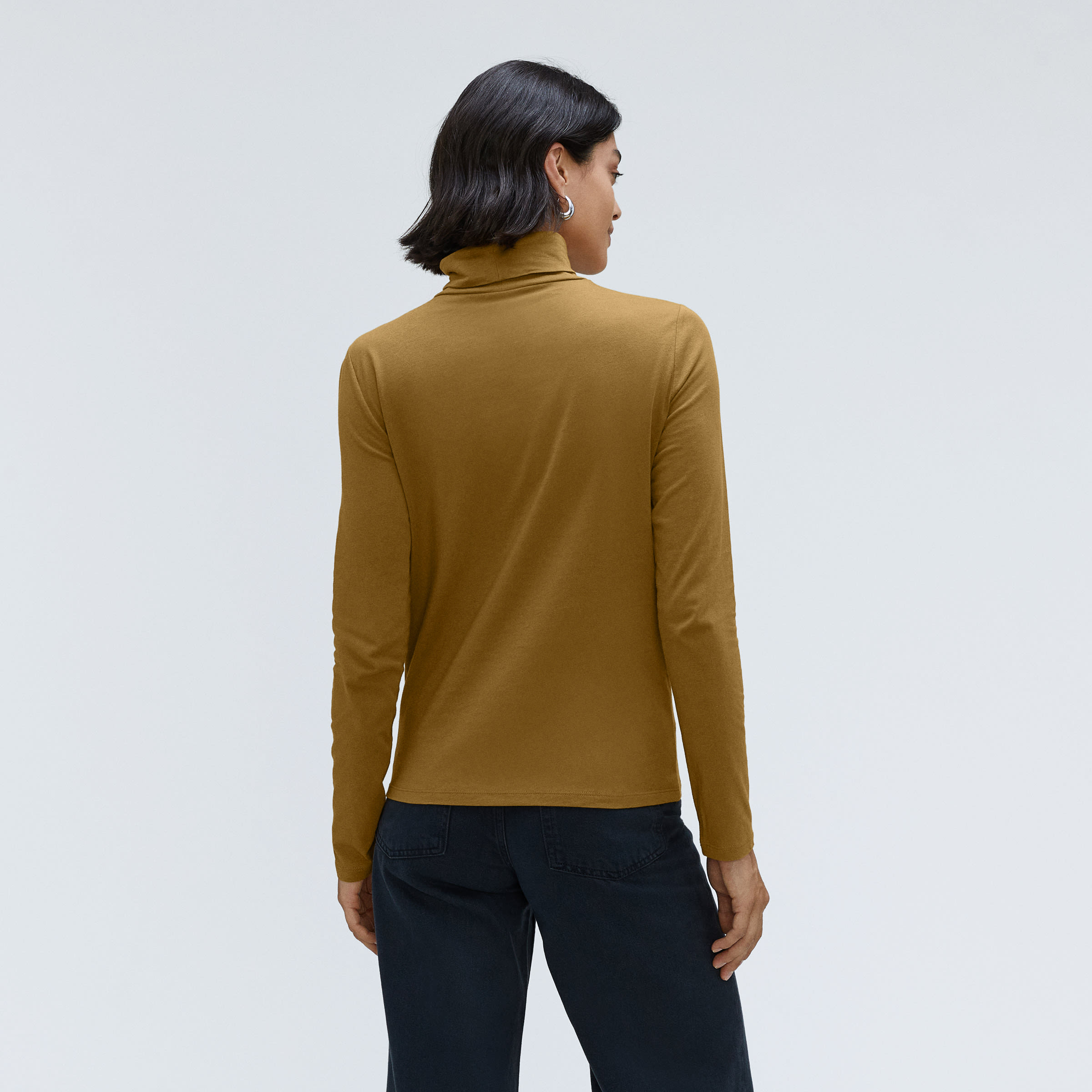 The Organic Cotton Turtleneck Tapenade Everlane