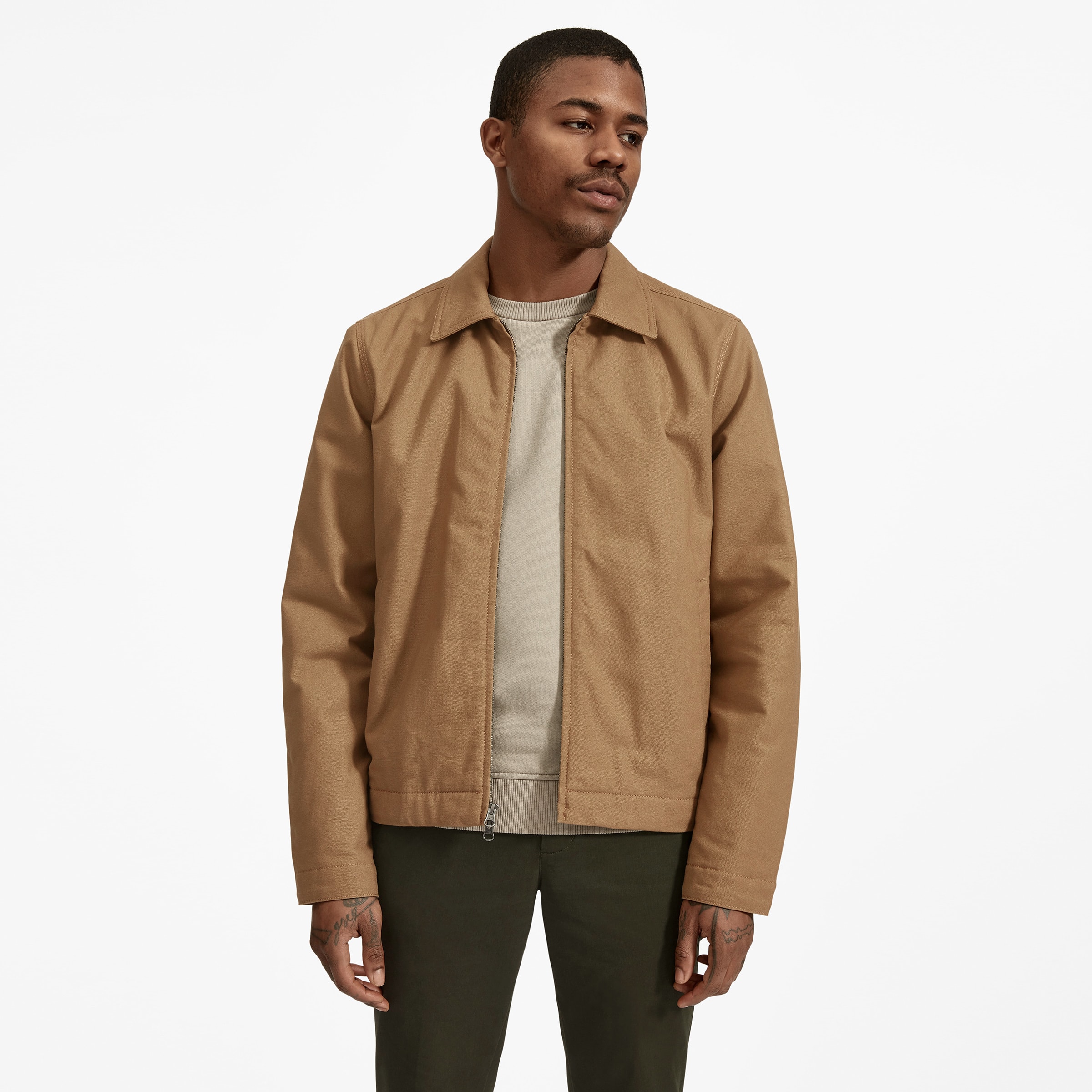 The Filled Canvas Jacket Ochre – Everlane