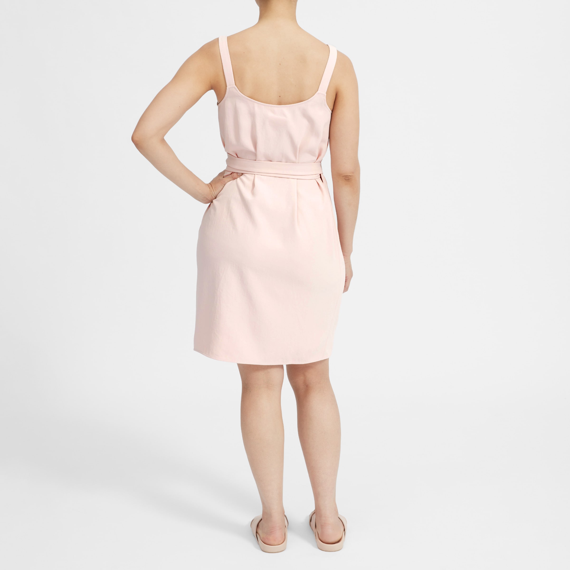 The japanese goweave store tank mini wrap dress