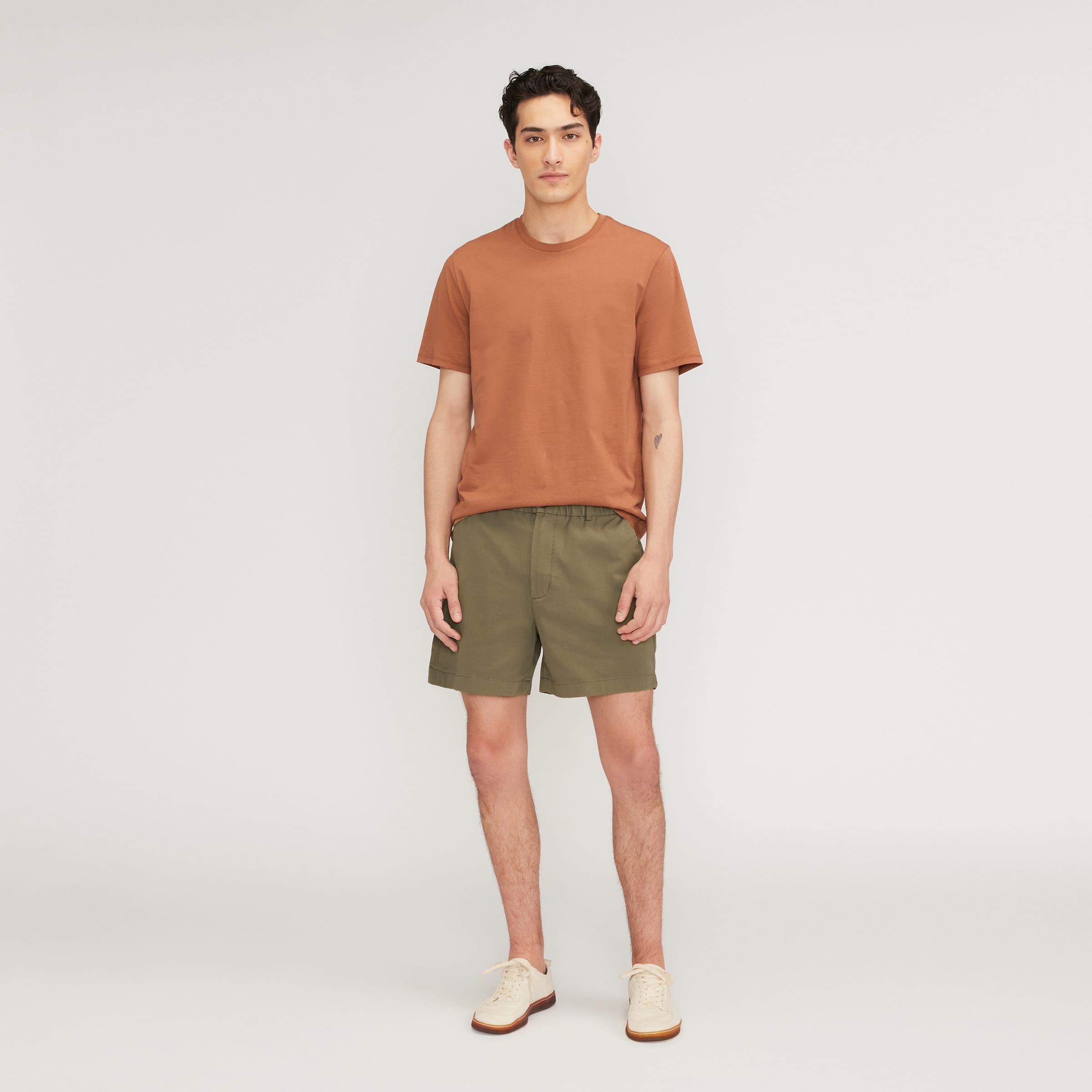 Men's 5 inch deals inseam chino shorts