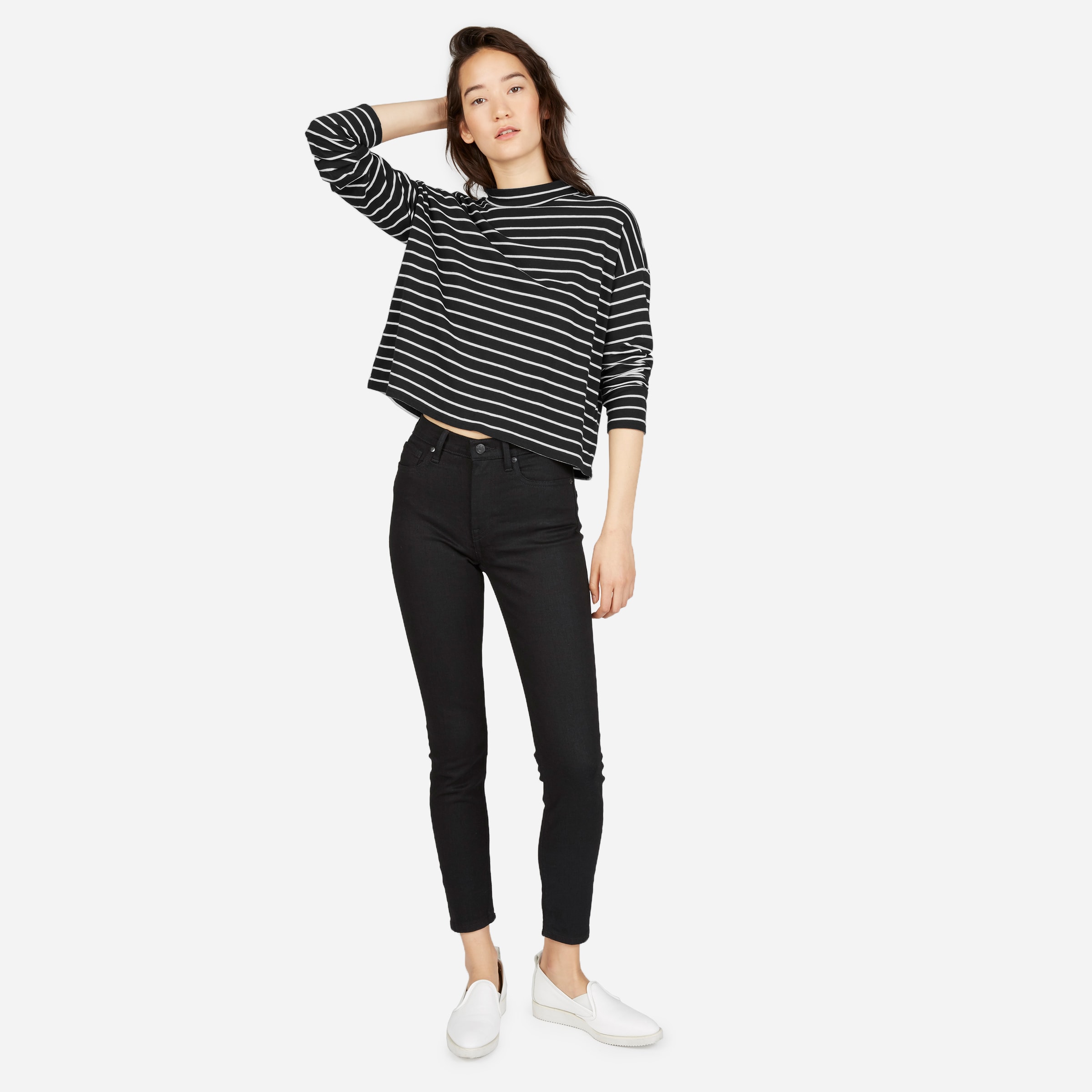 Everlane square mockneck tee hotsell