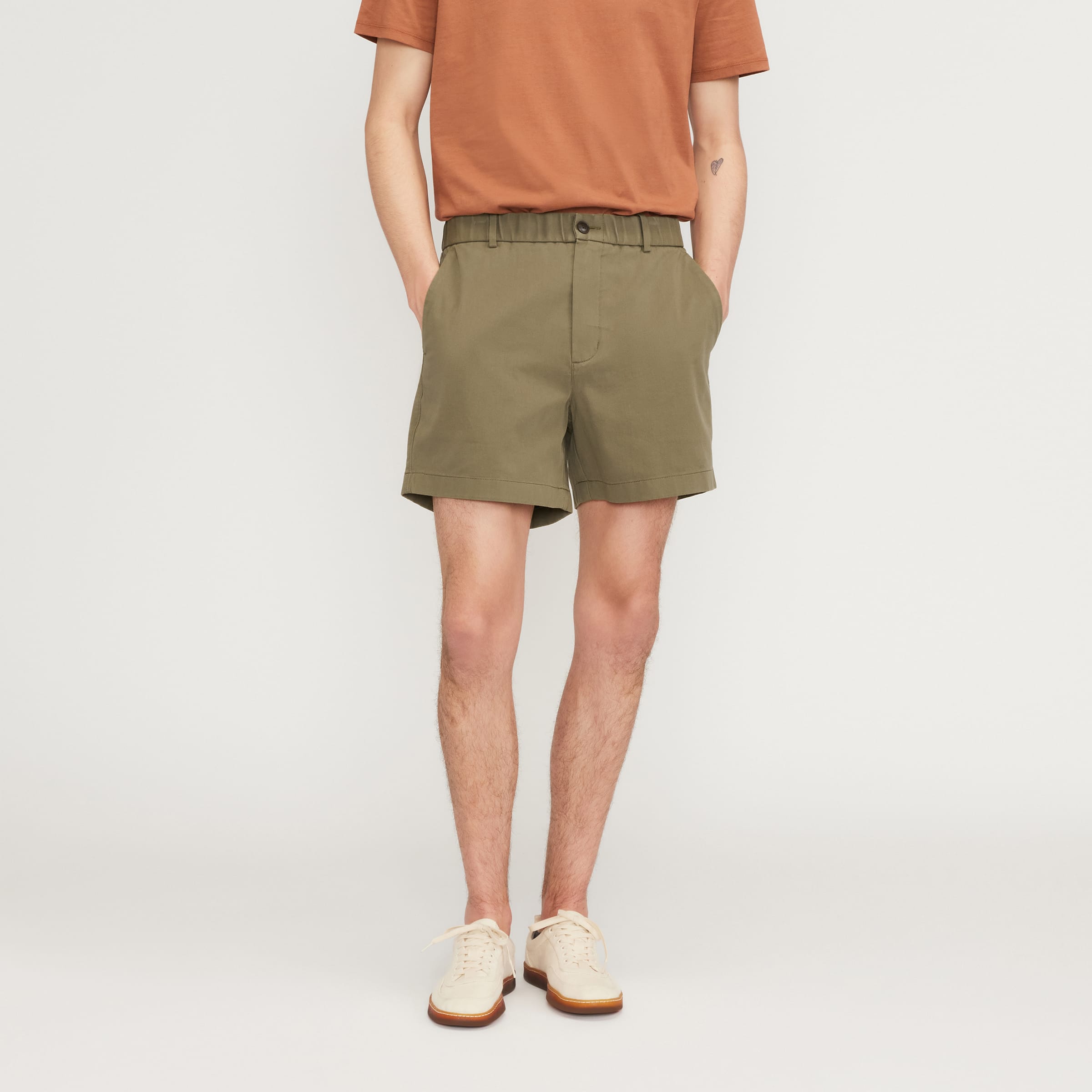 Men's 5 inch discount inseam chino shorts