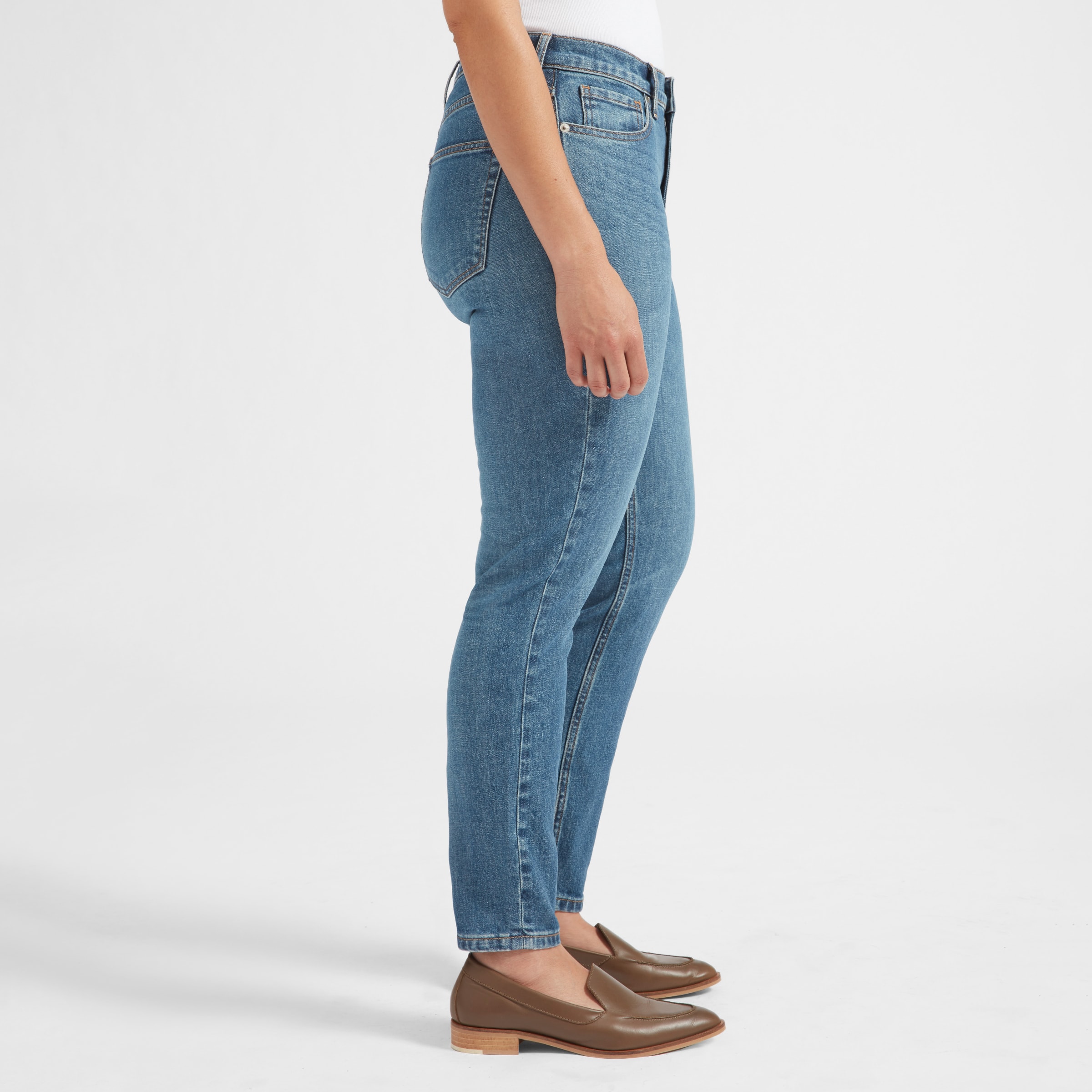 The High-Rise Skinny Jean Mid Blue 