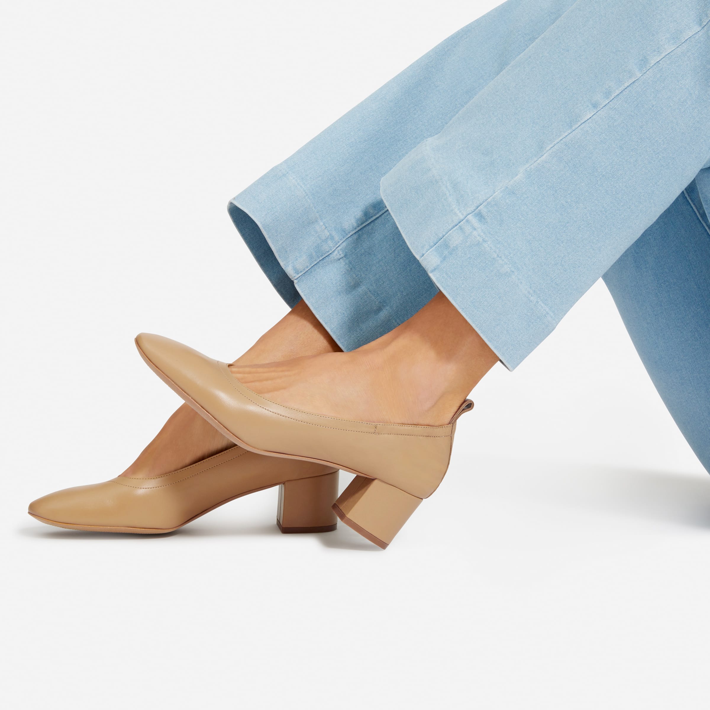 The Italian Leather Day Heel Black 