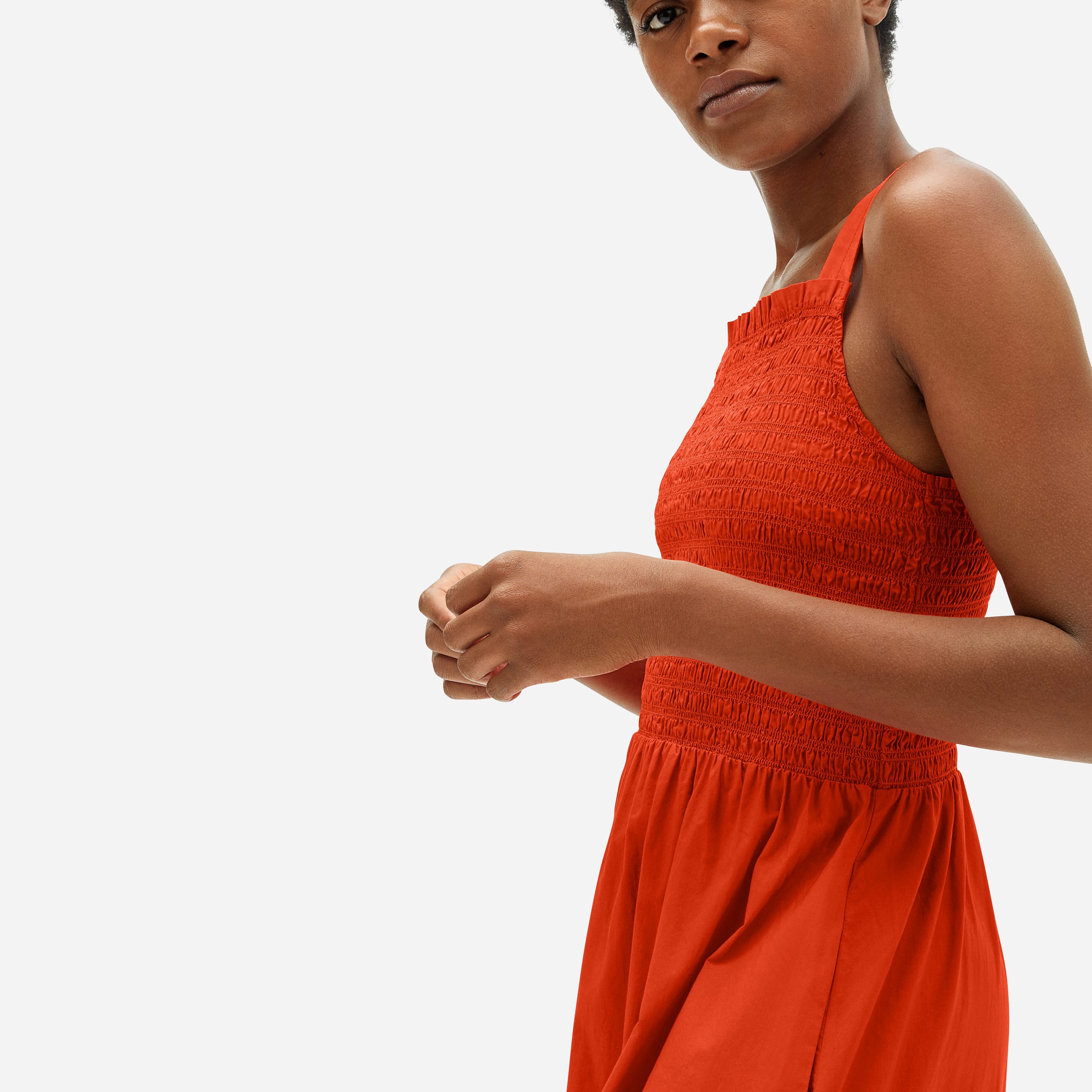 The Smock Dress Cayenne – Everlane