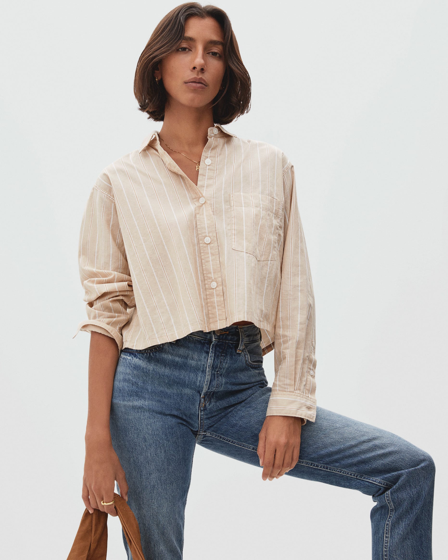 The Way-Short Shirt White – Everlane