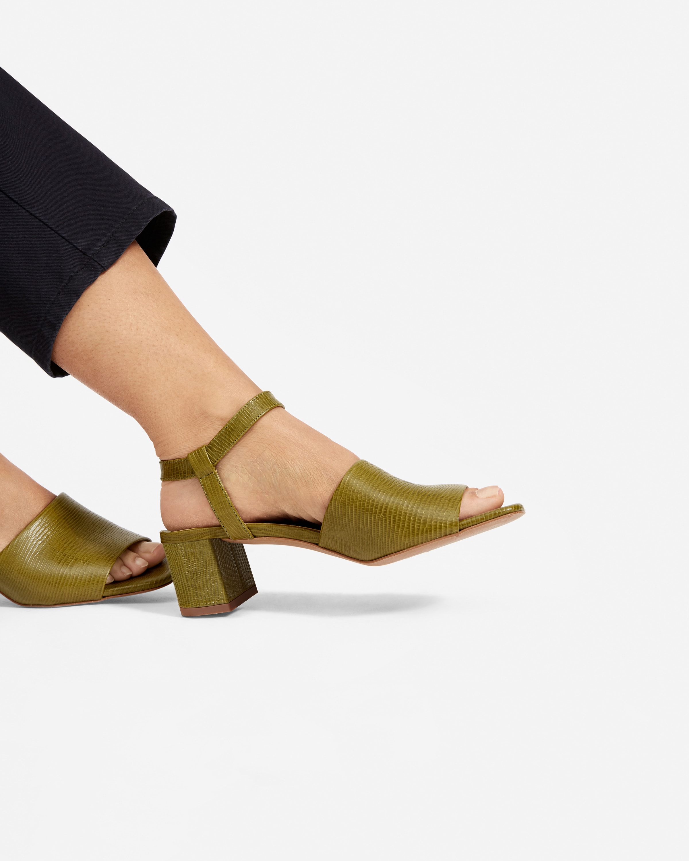 everlane block heel sandal review