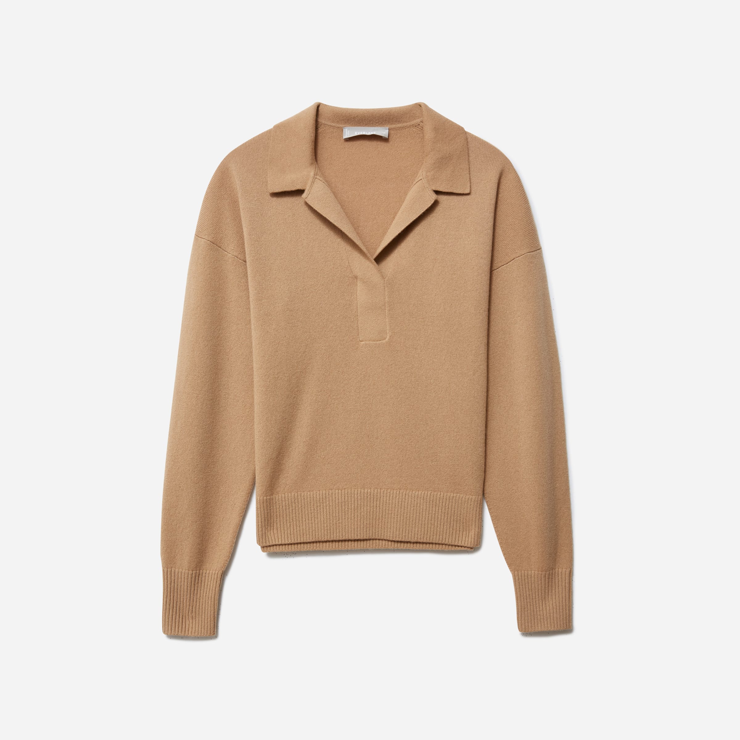 The Cashmere Polo Camel – Everlane