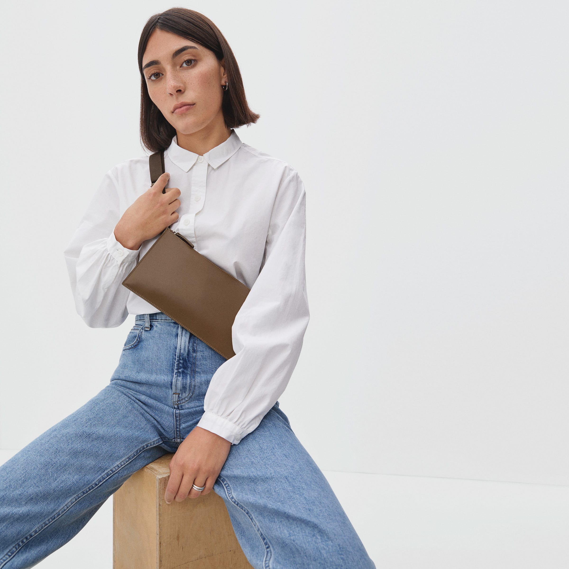 everlane leather sling