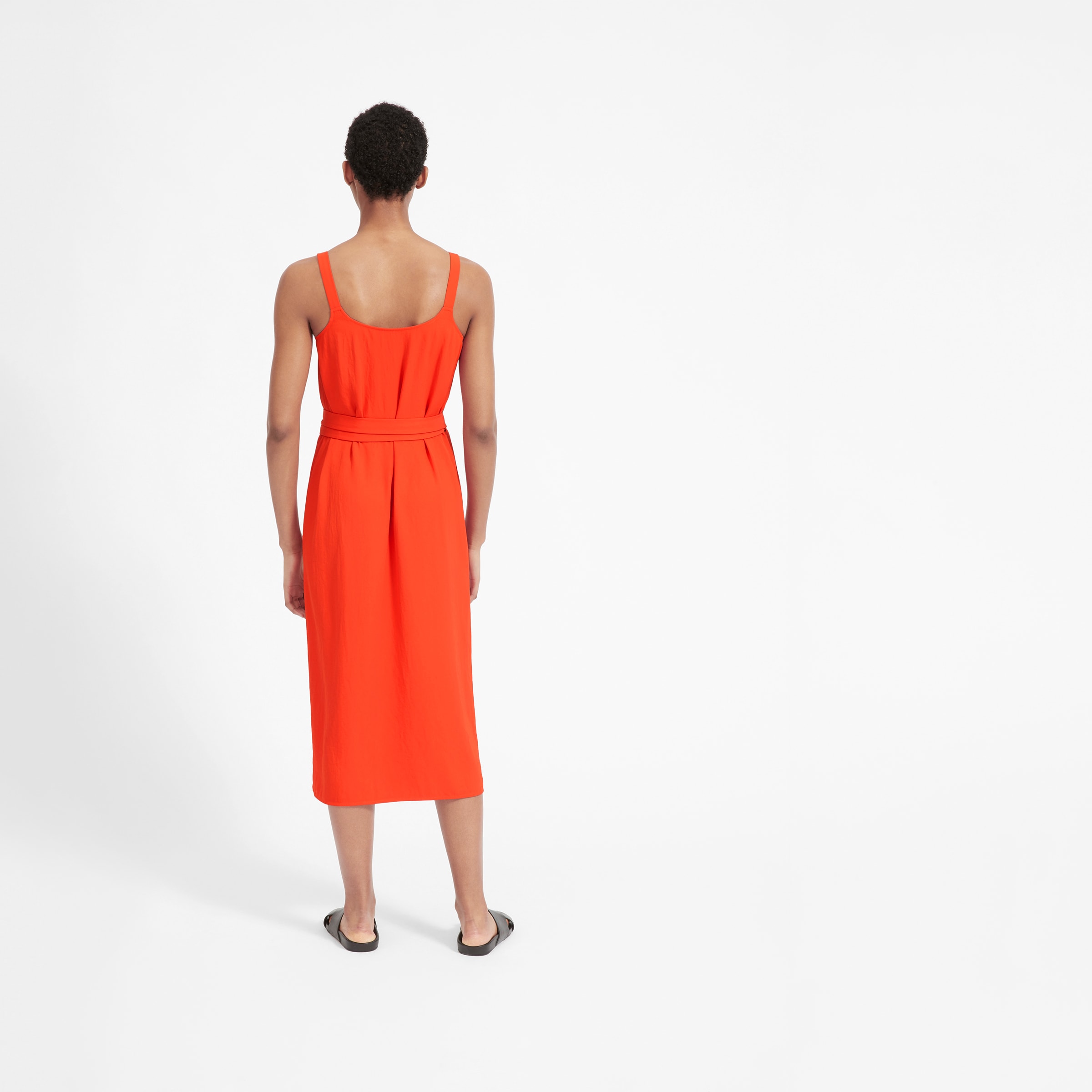 everlane tank wrap dress