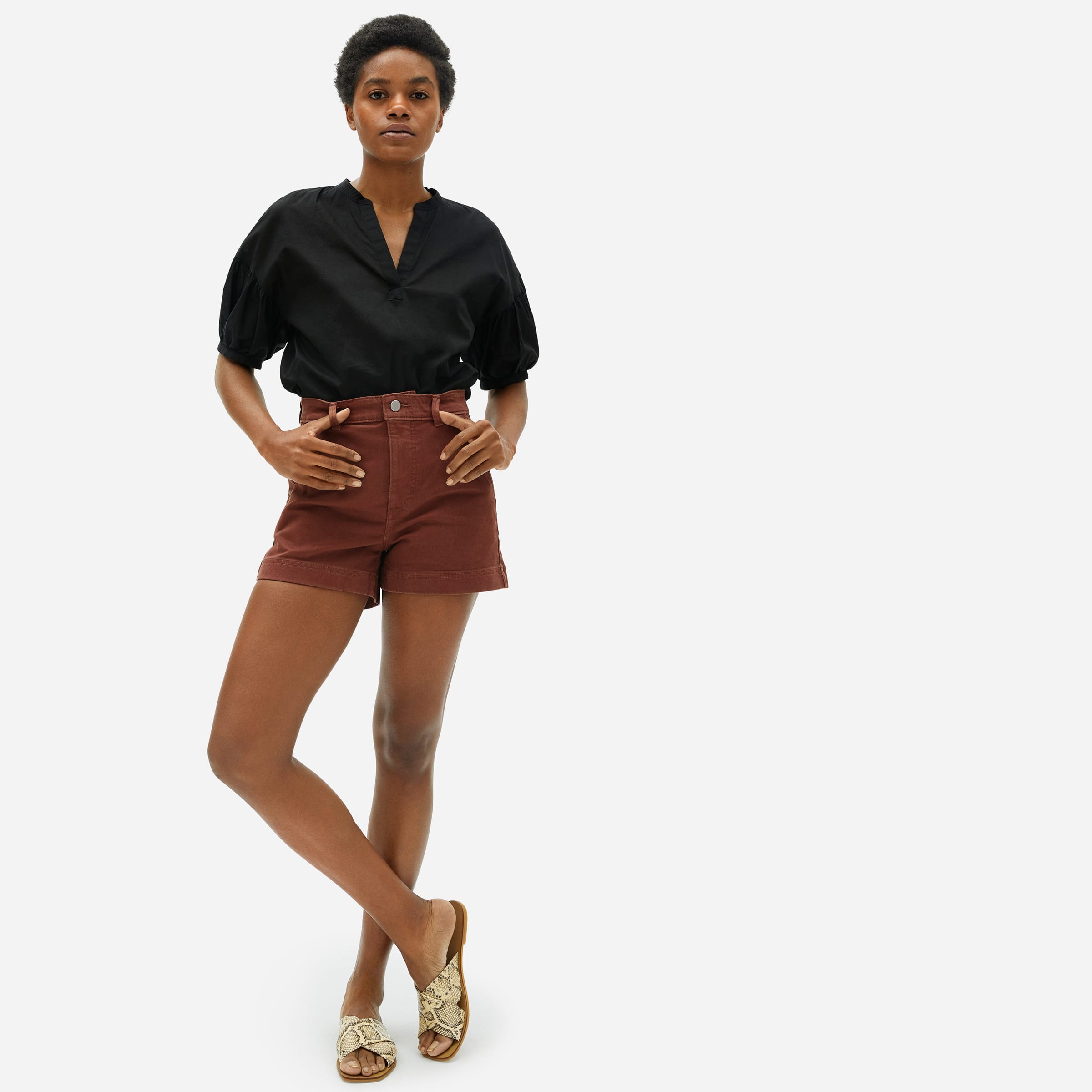 The Cotton Twill Short Rosewood – Everlane