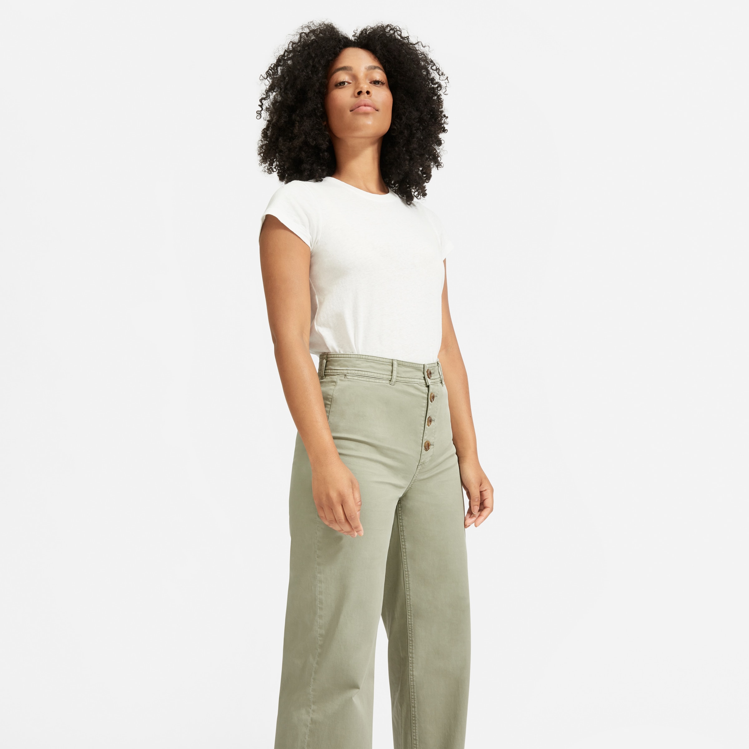Wide leg on sale chino everlane