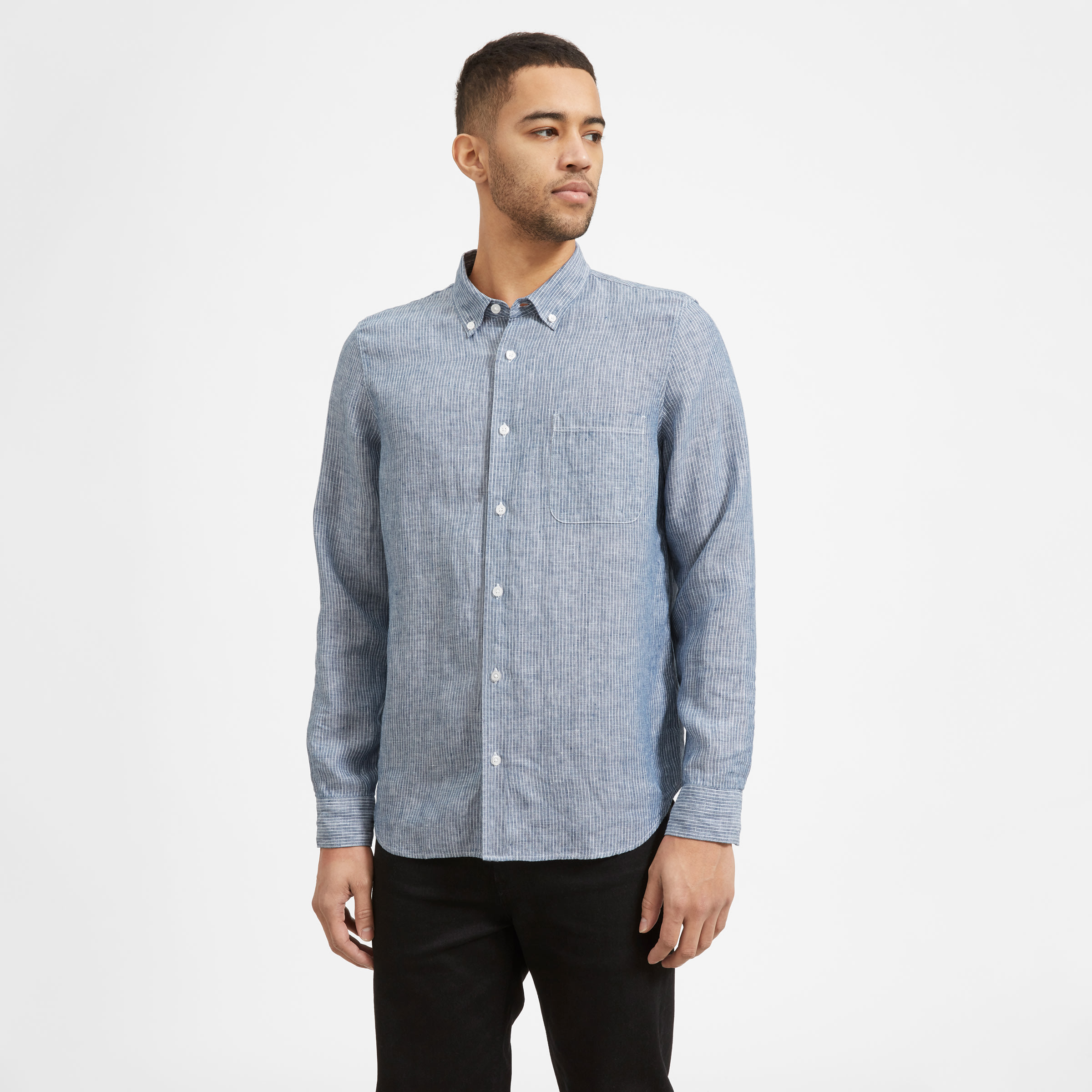 Everlane mens linen shirt Clearance