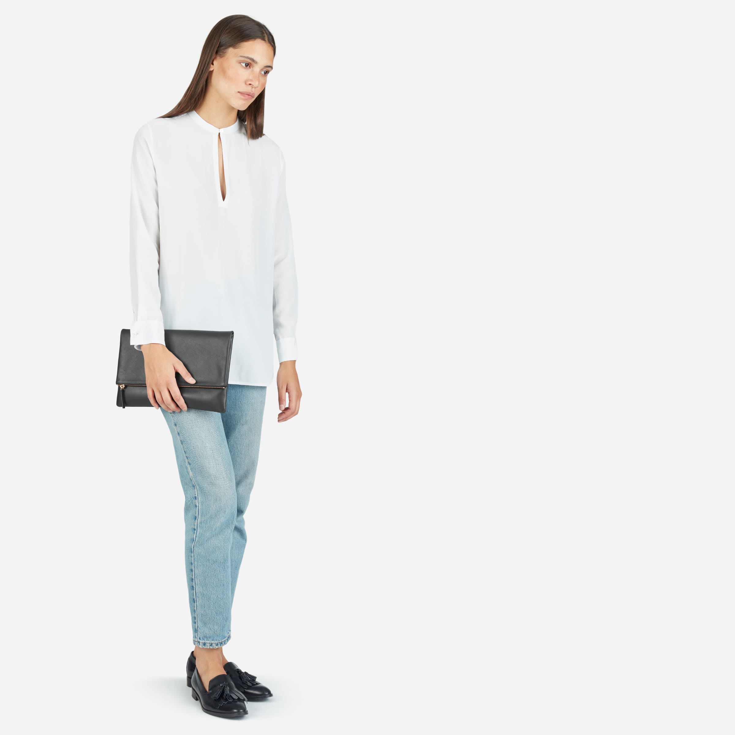 Everlane discount foldover pouch