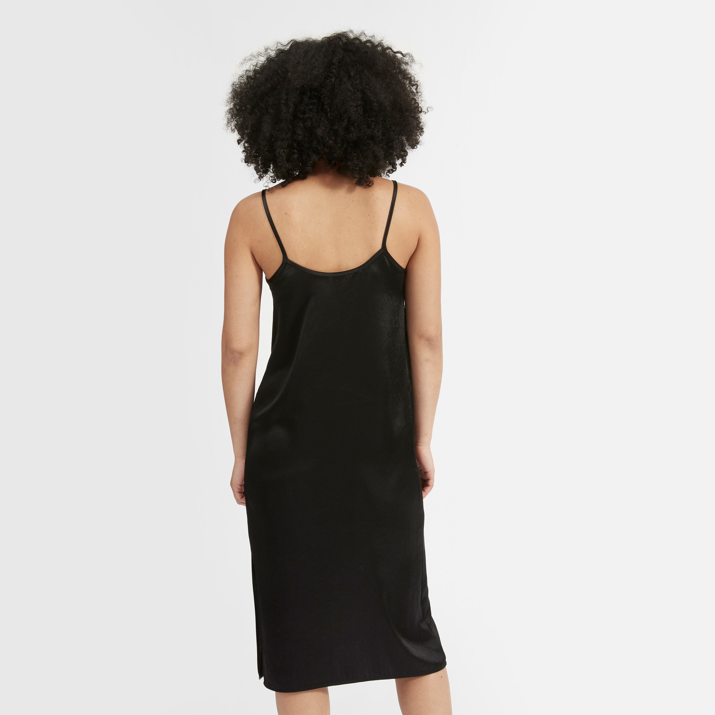 everlane silk slip dress