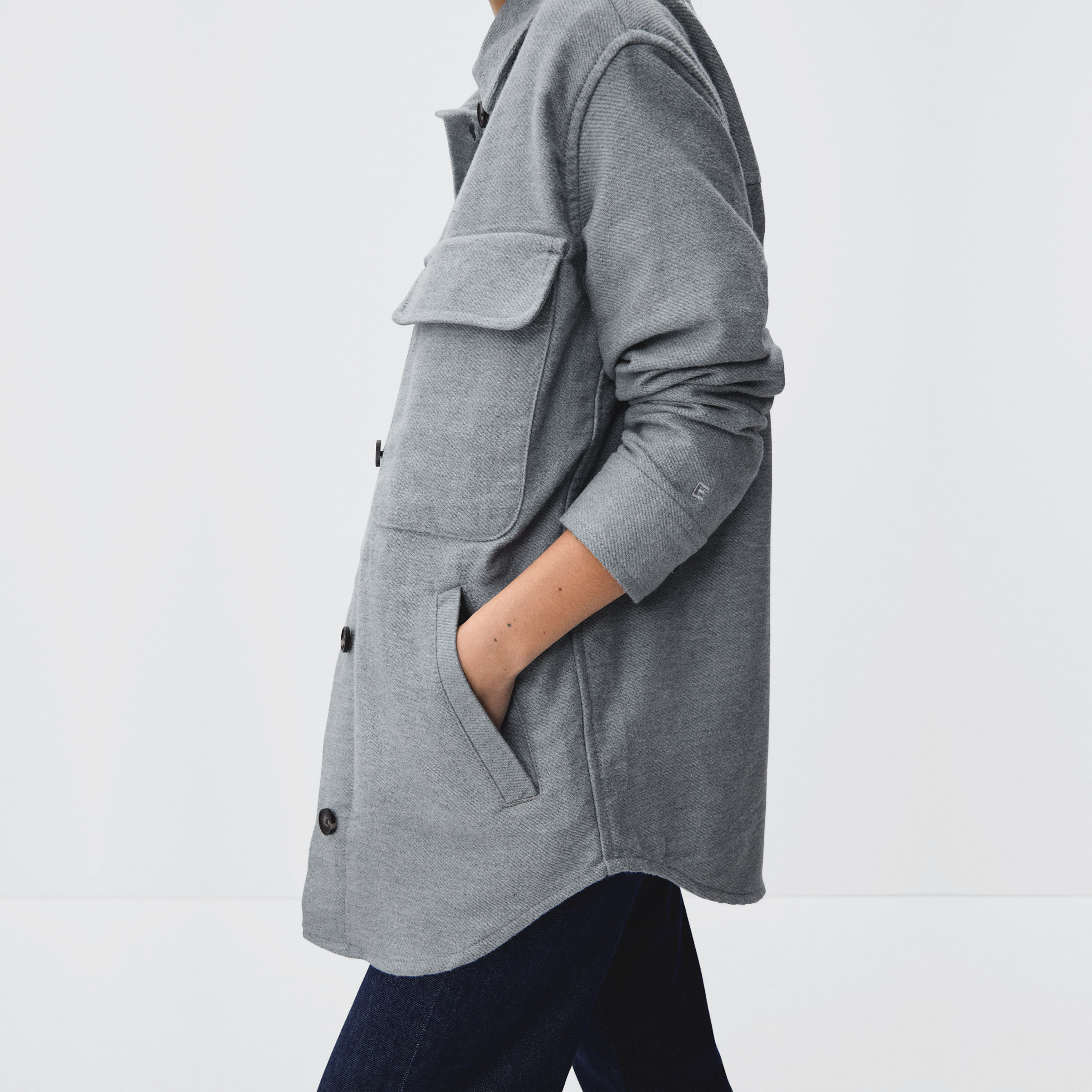 everlane shirt jacket