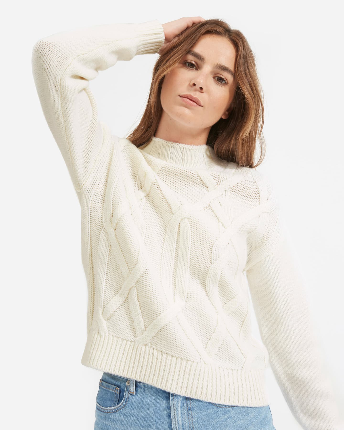 The Cable Mockneck – Everlane