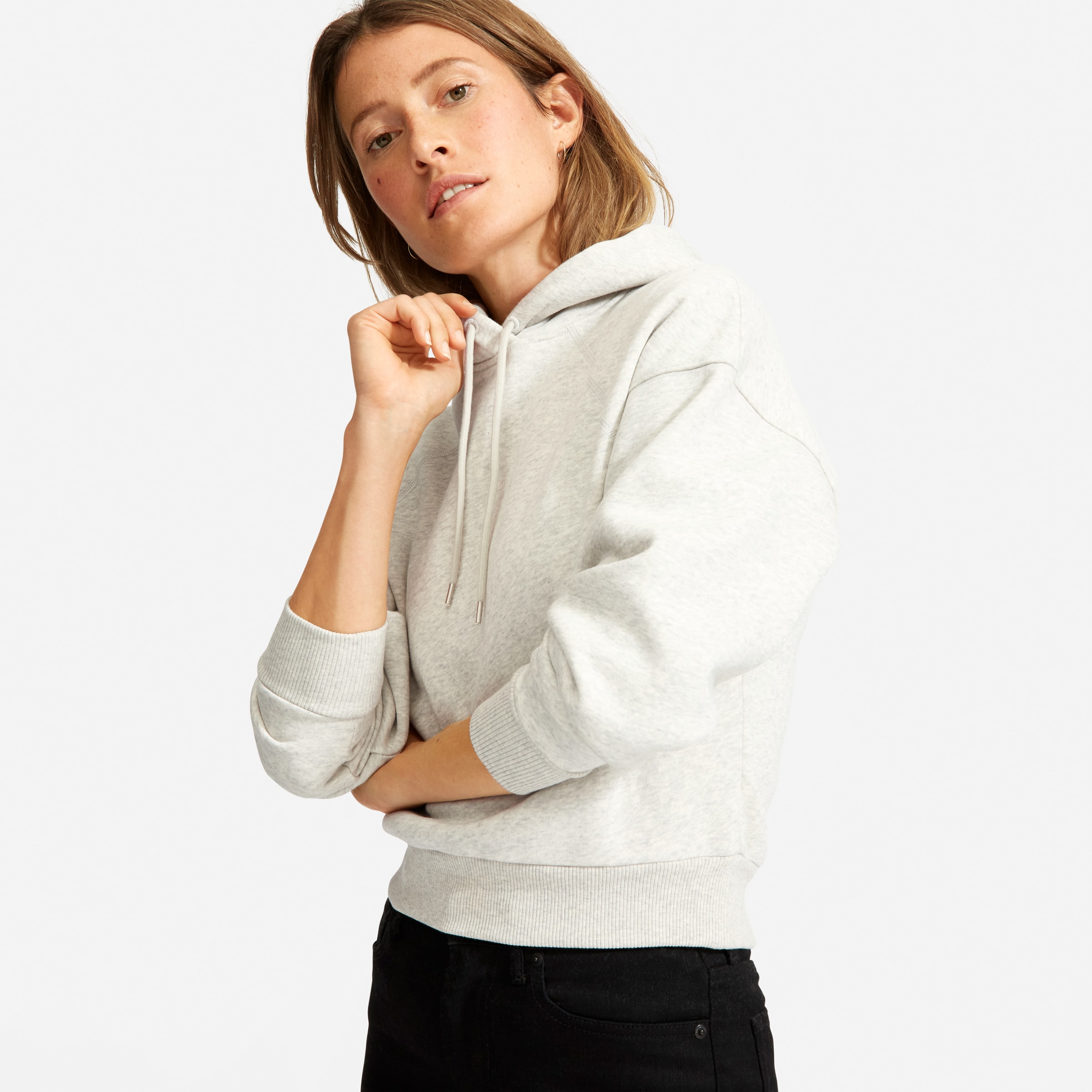 Everlane cropped hoodie clearance