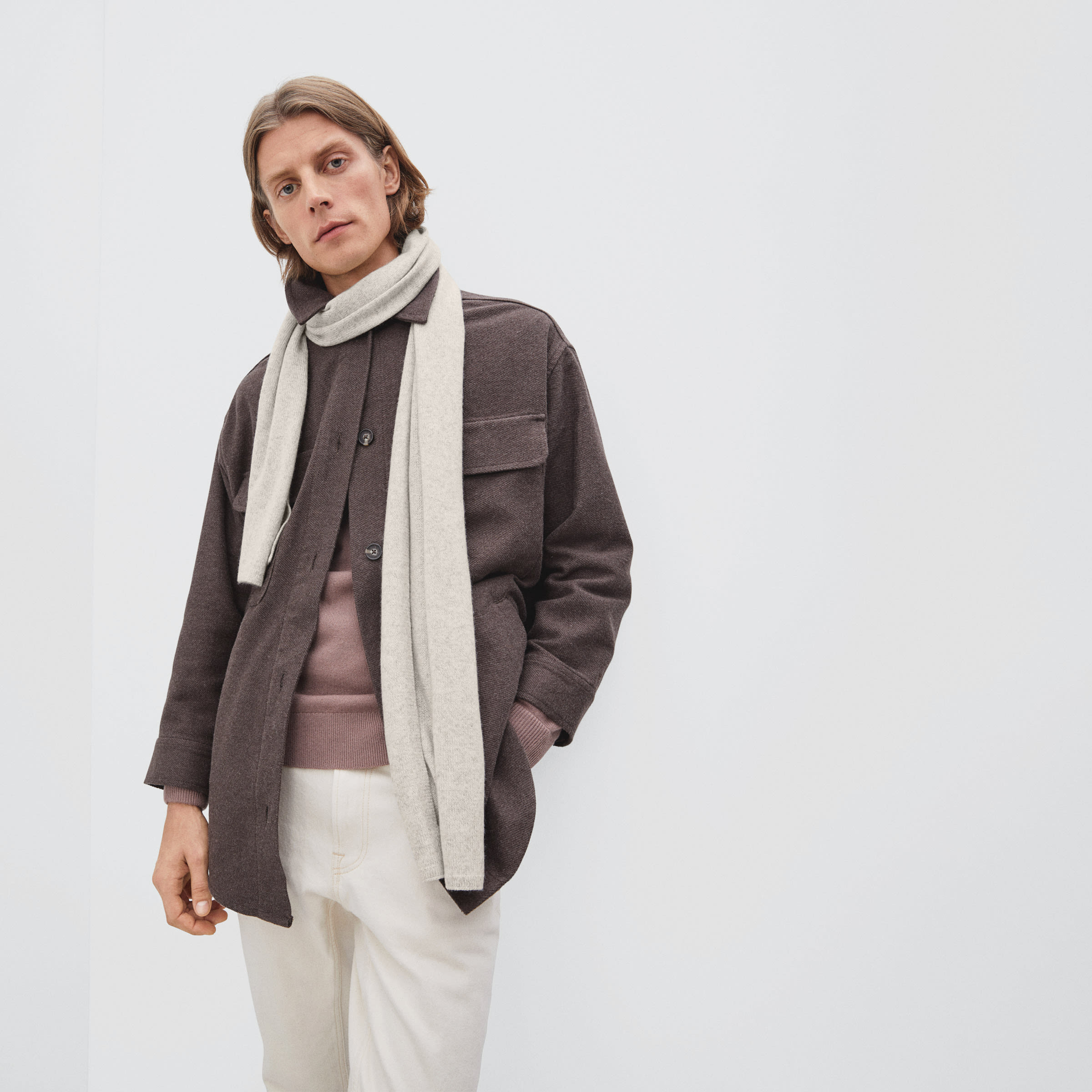 Everlane scarf top