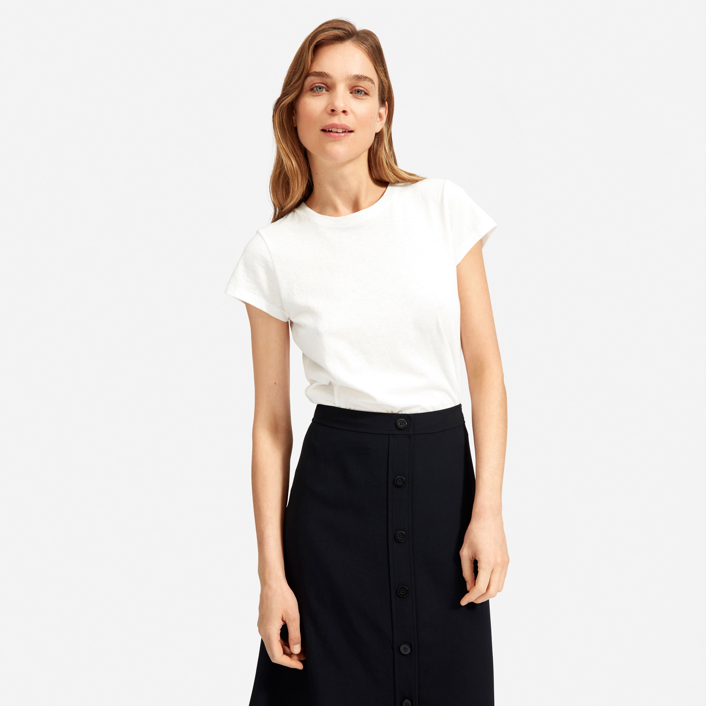 Everlane swing hot sale skirt