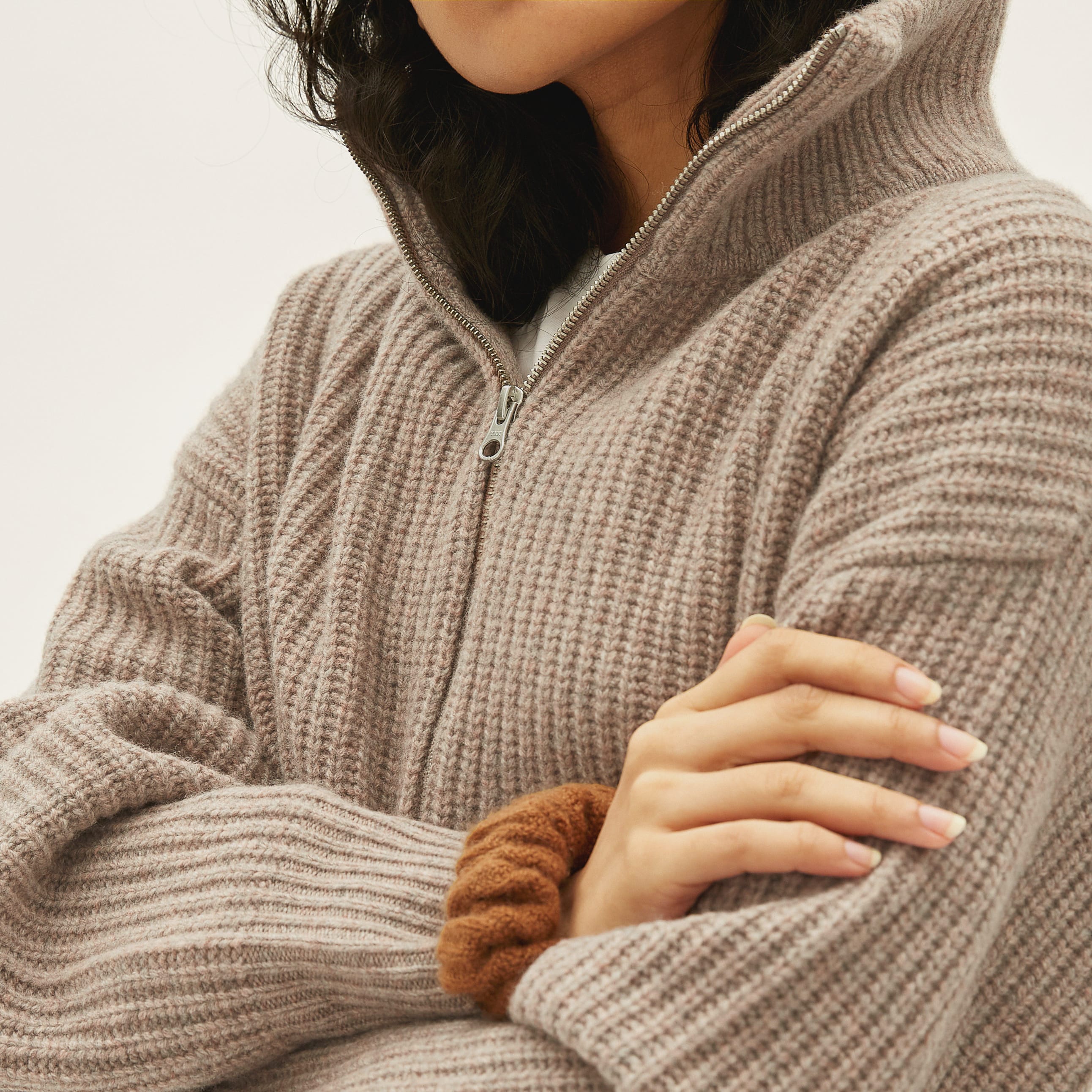 Everlane felted merino half zip clearance
