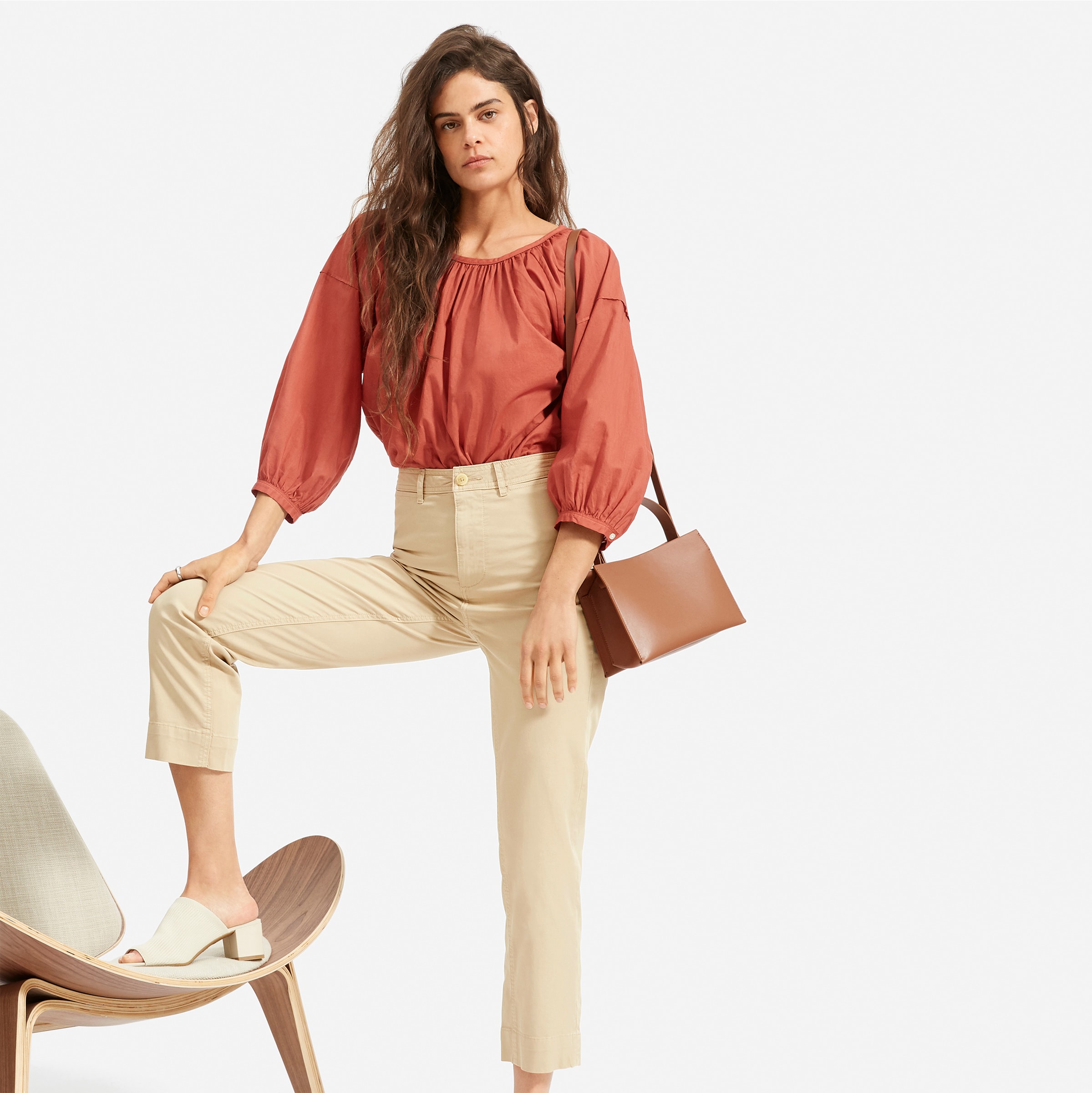Everlane straight sale crop