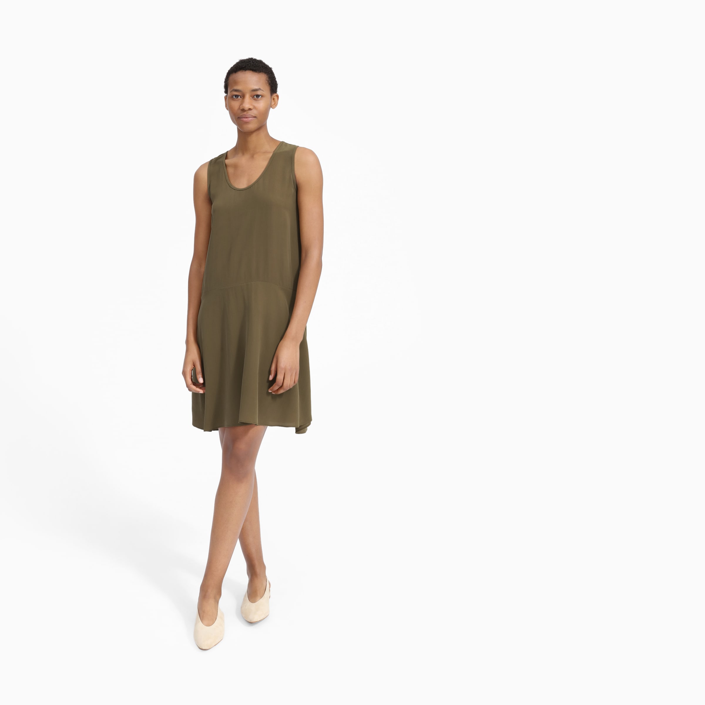 everlane silk dress