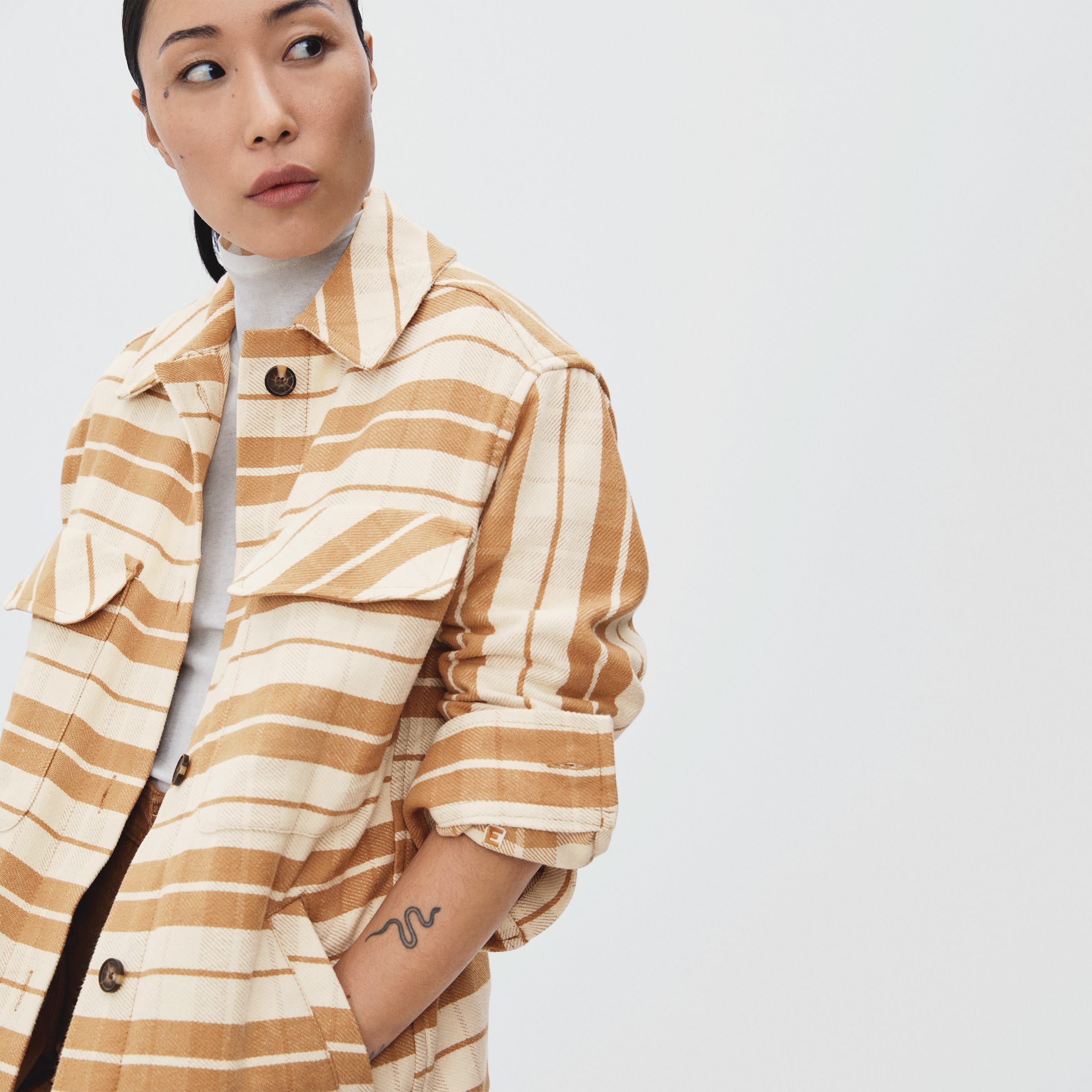 everlane shirt jacket