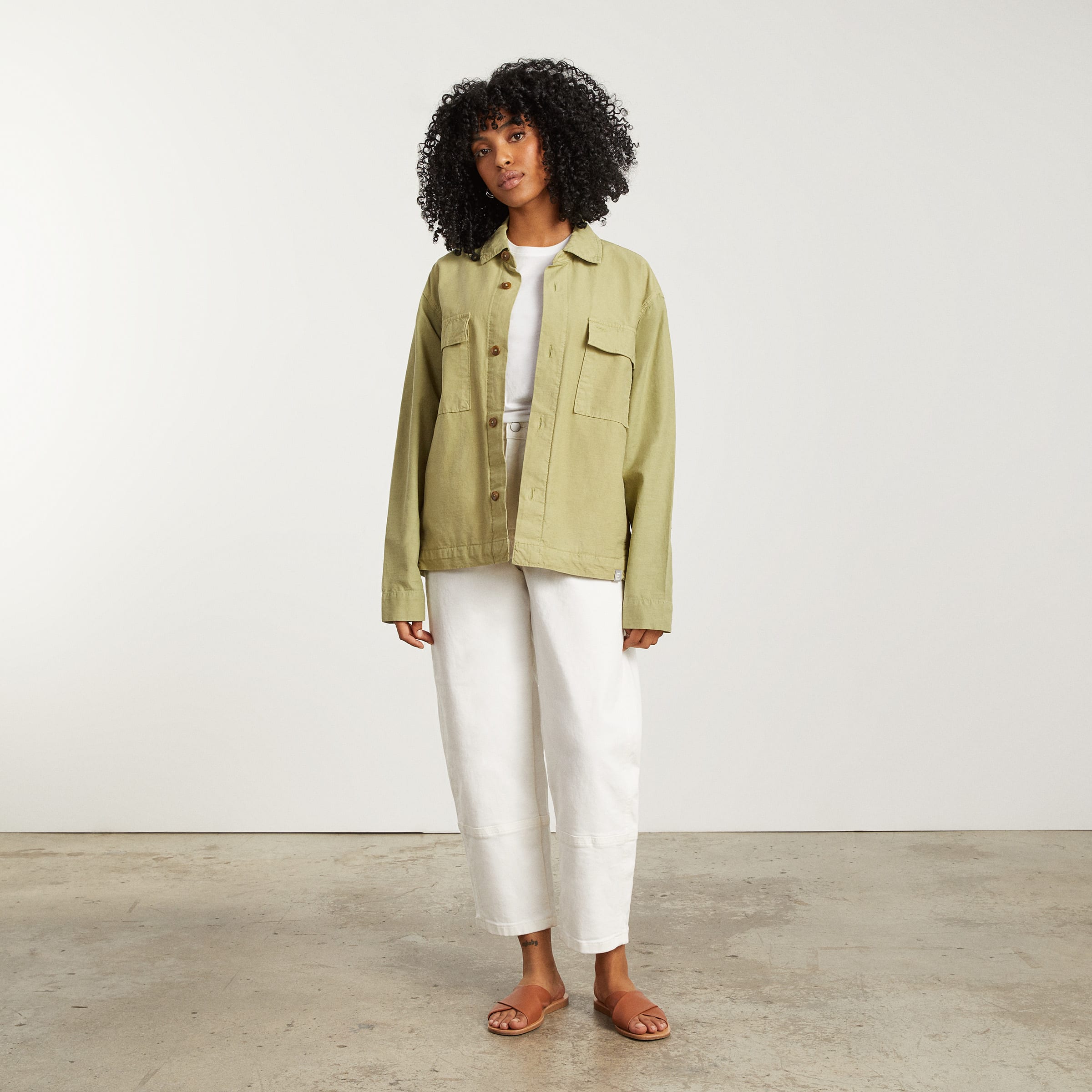everlane shirt jacket