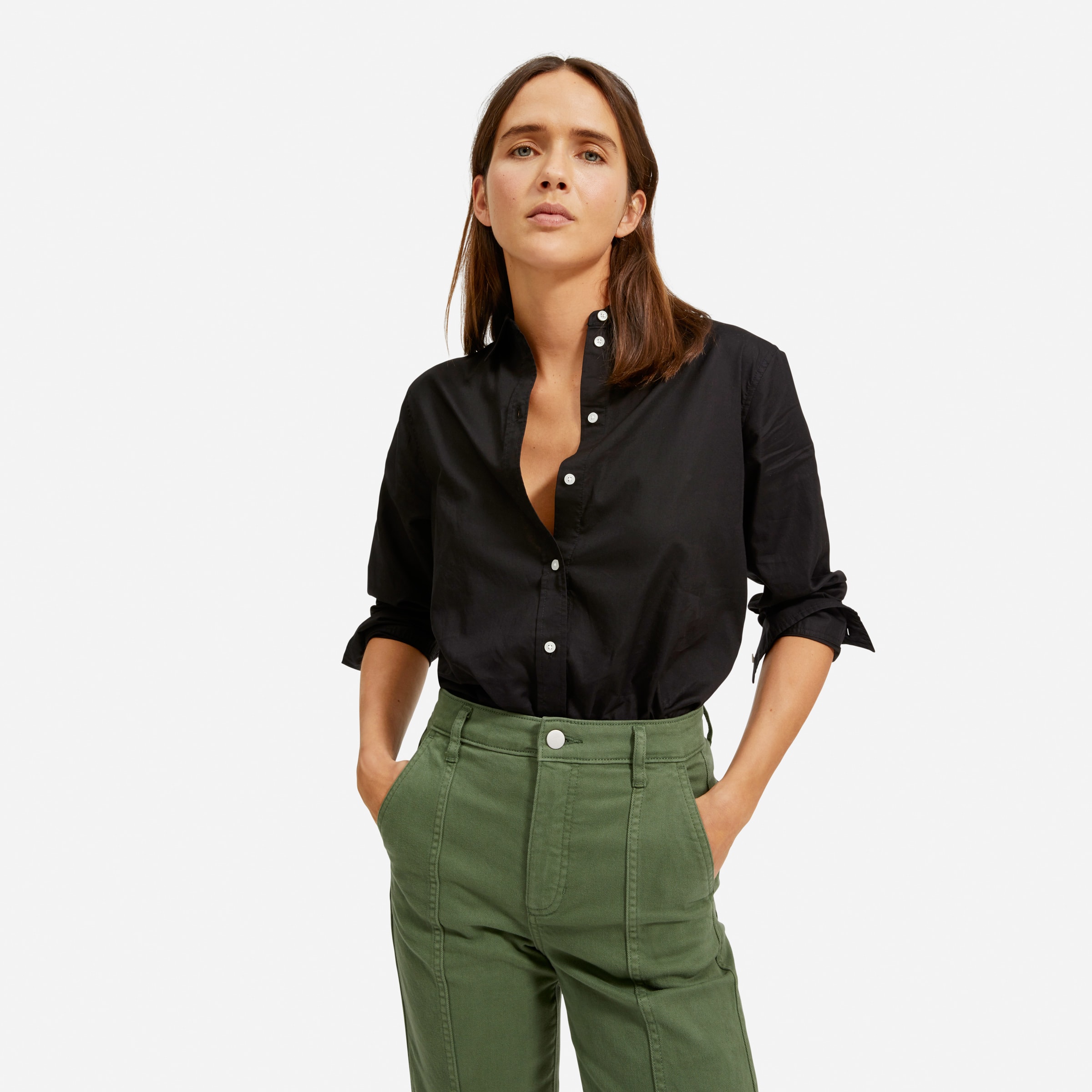 Utility straight leg pants Clearance