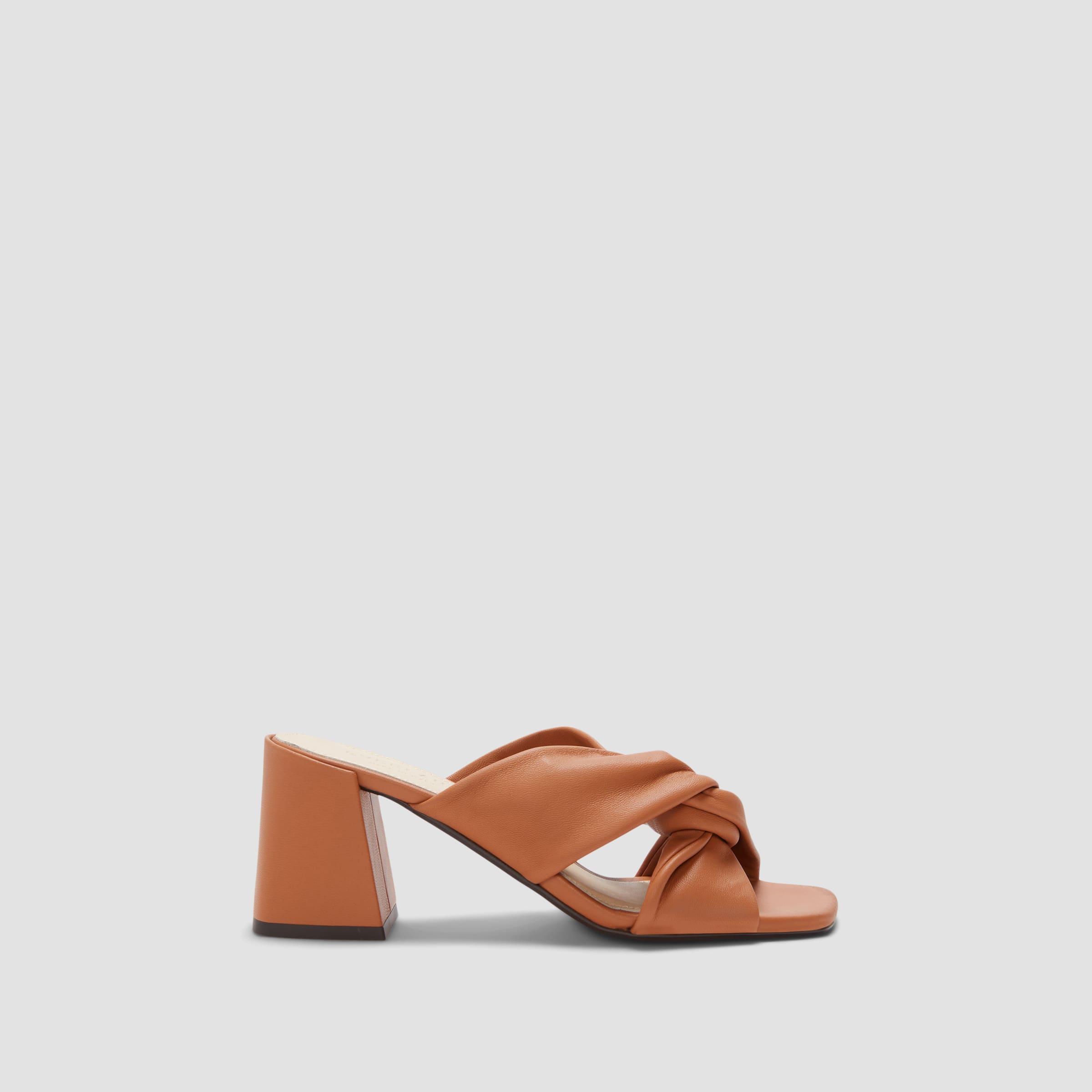 The Day Twist Heel Desert Tan Everlane