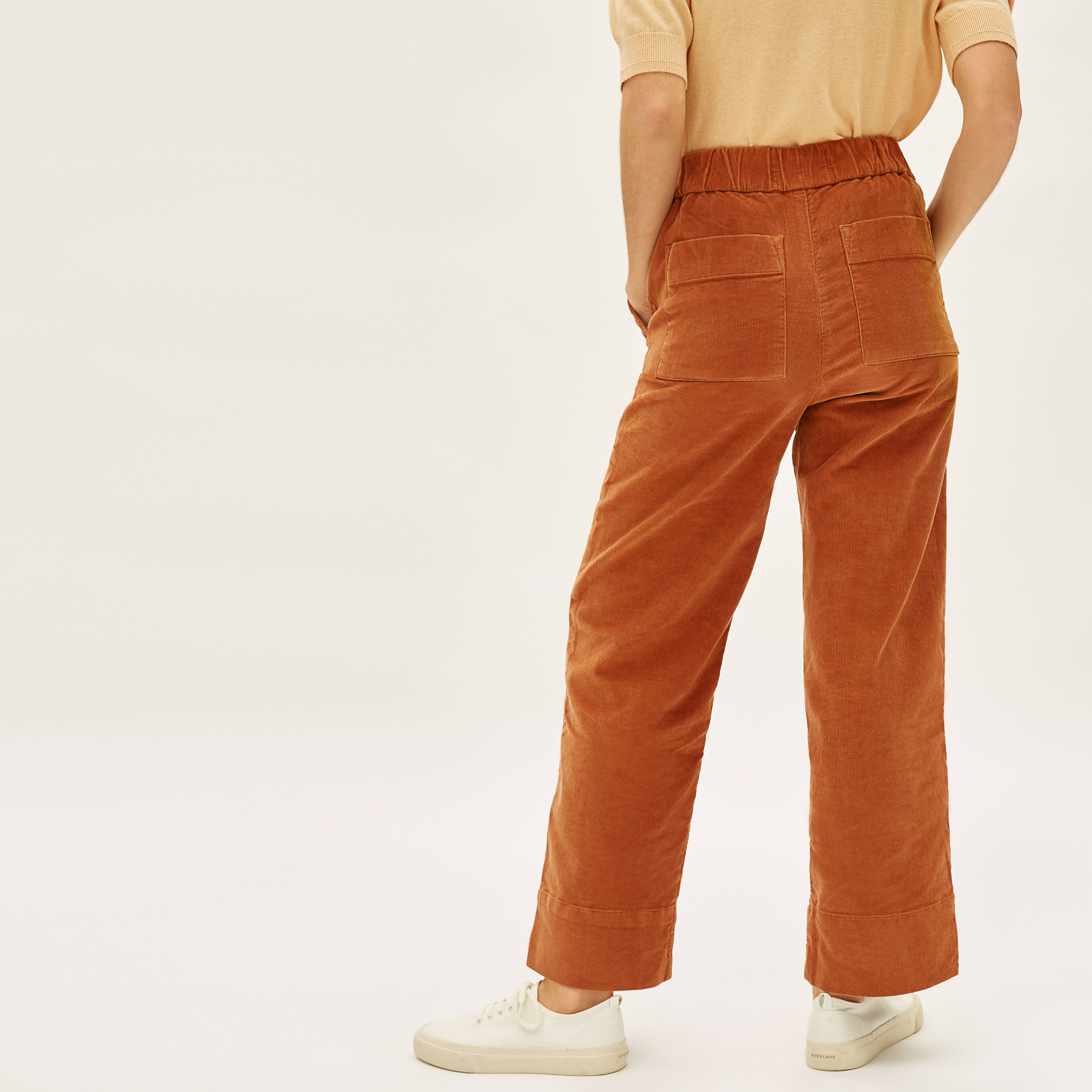 Corduroy easy pants clearance