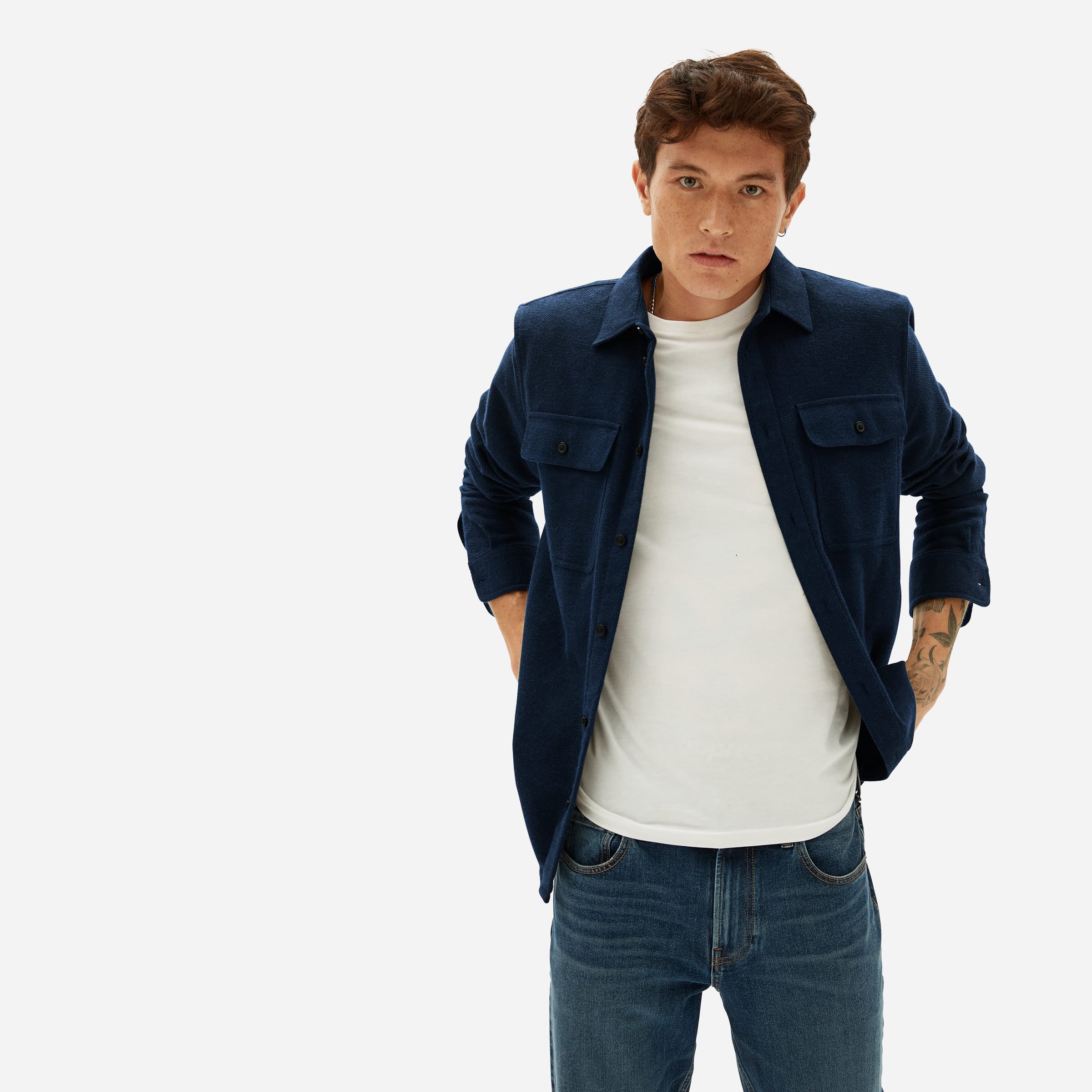 Navy overshirt Clearance