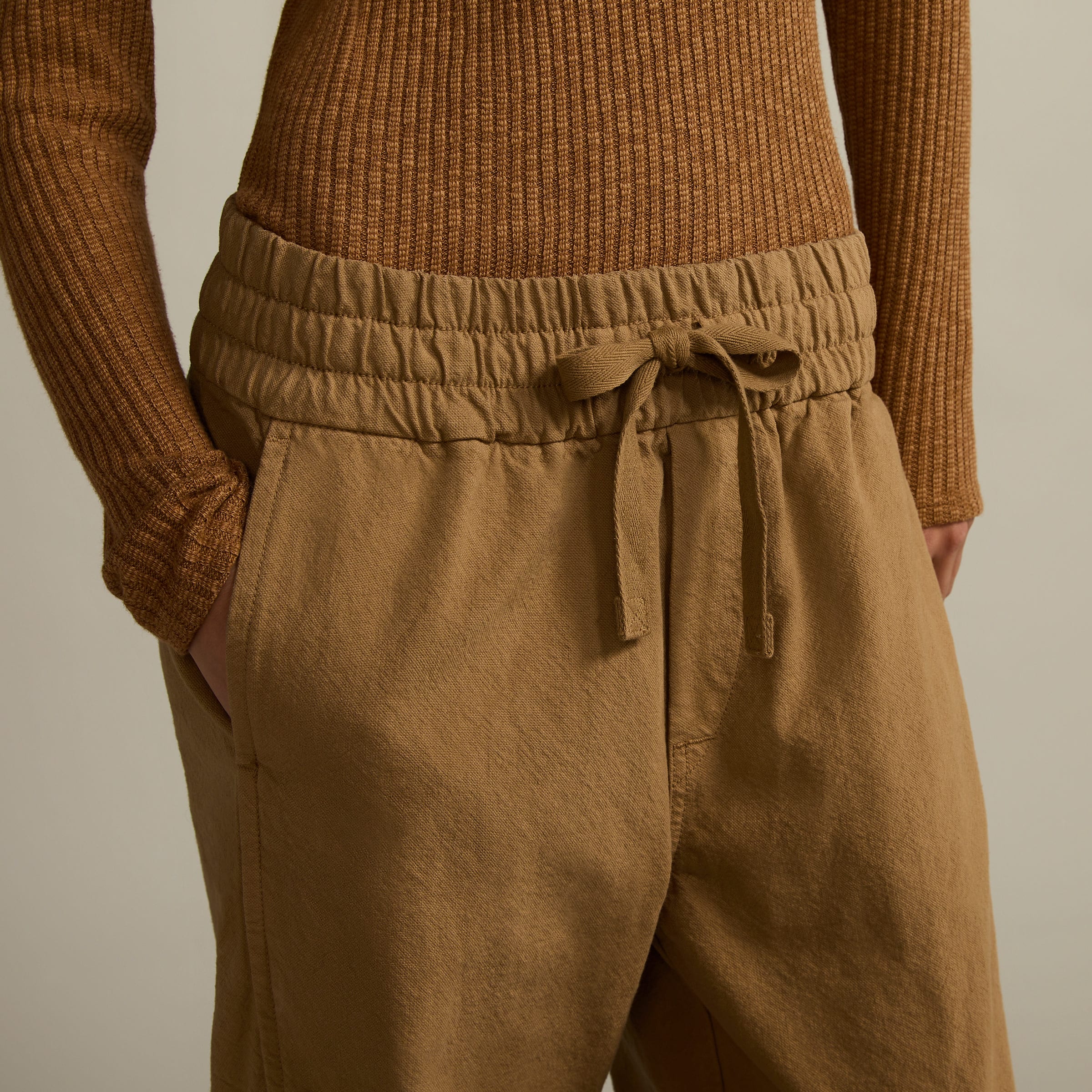 Cotton pull on pants petite store