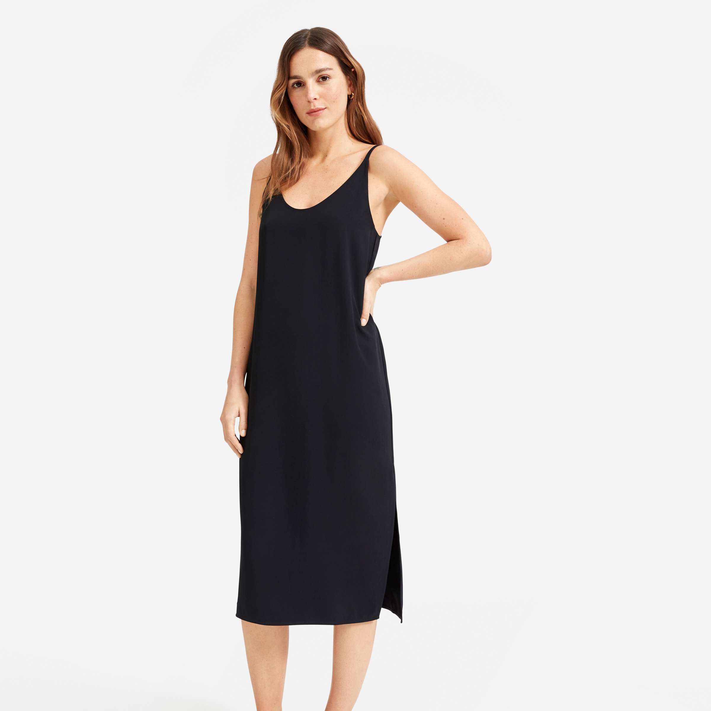 the japanese goweave long slip dress