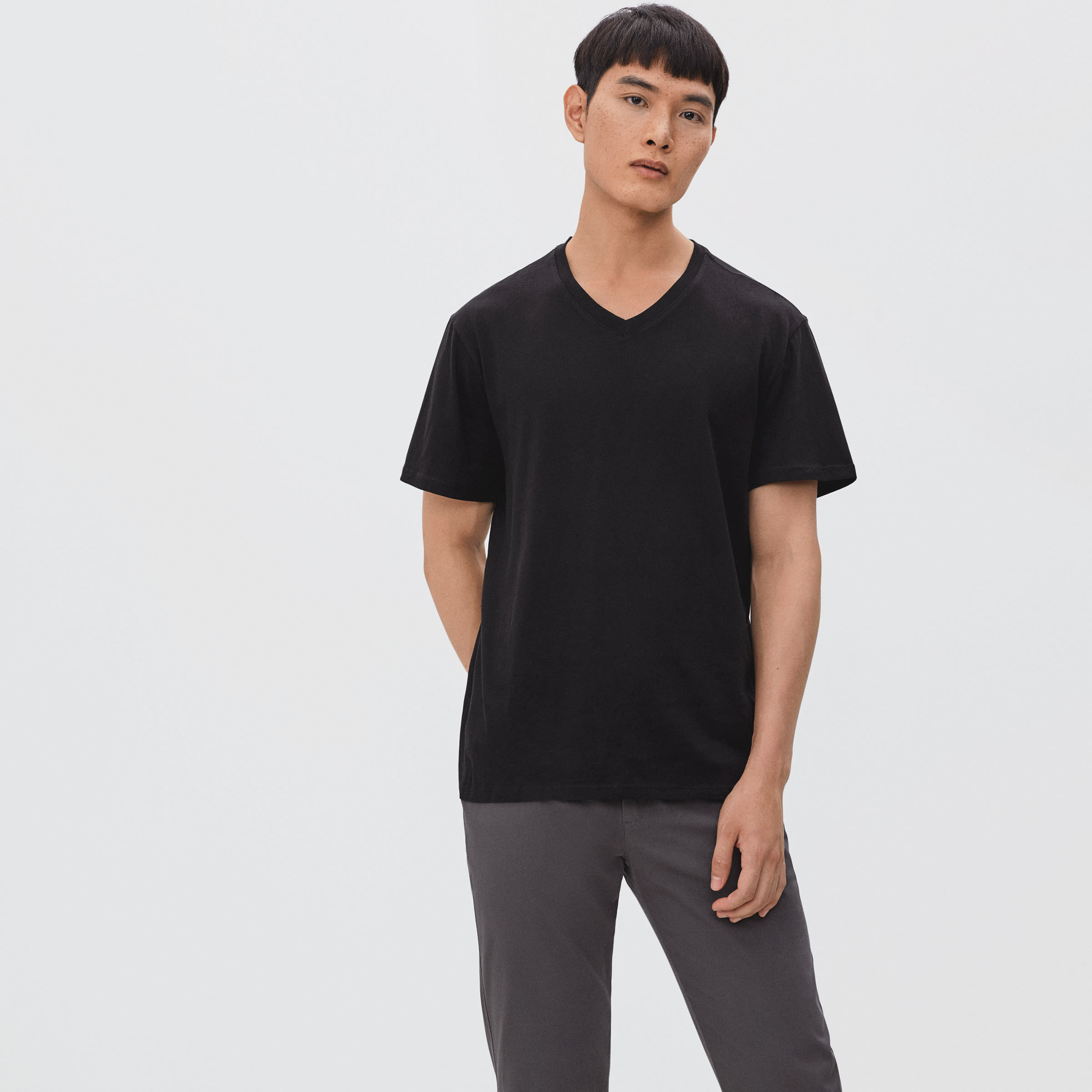 T-Shirt Men 100% Organic Cotton black