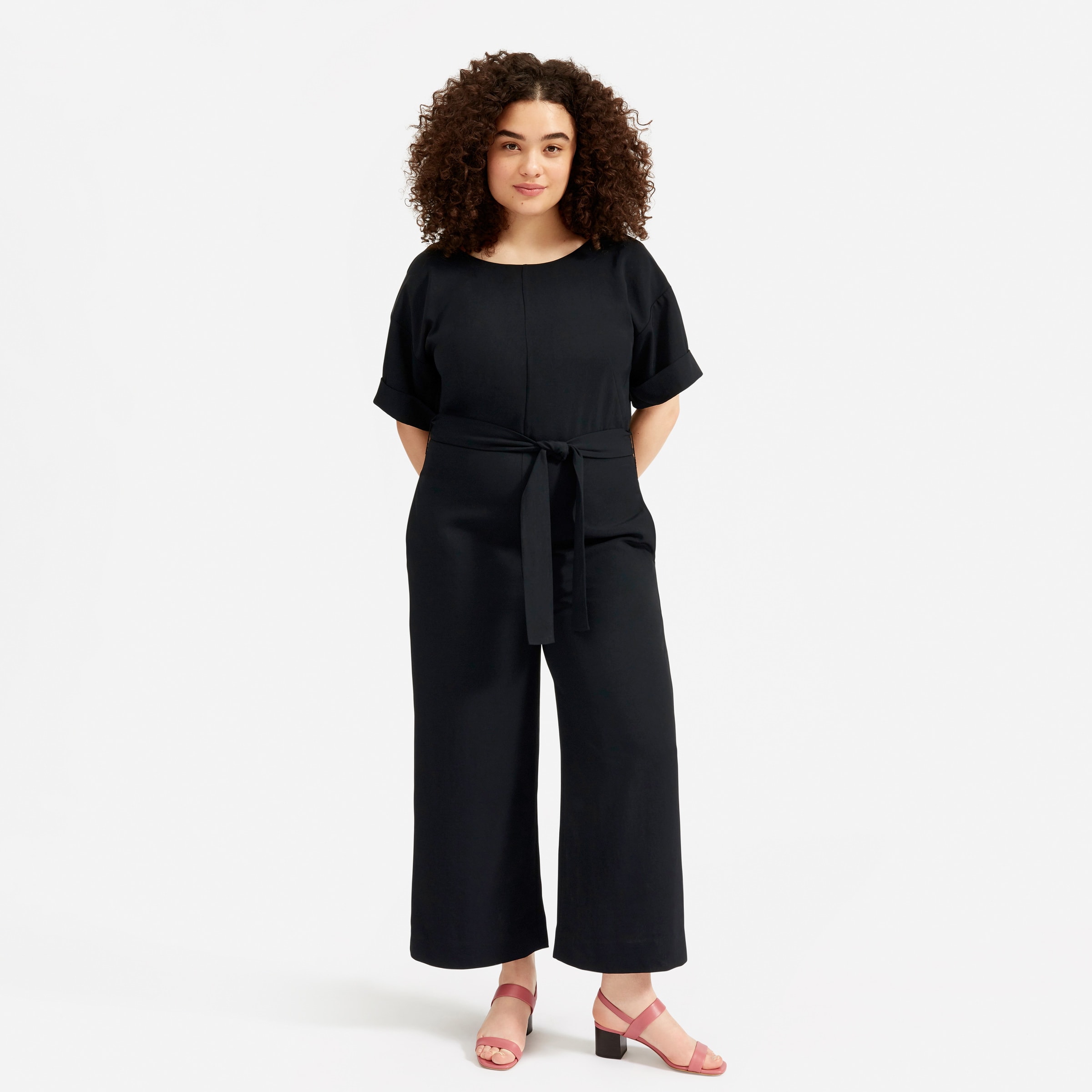 Everlane short sleeve jumpsuit clearance