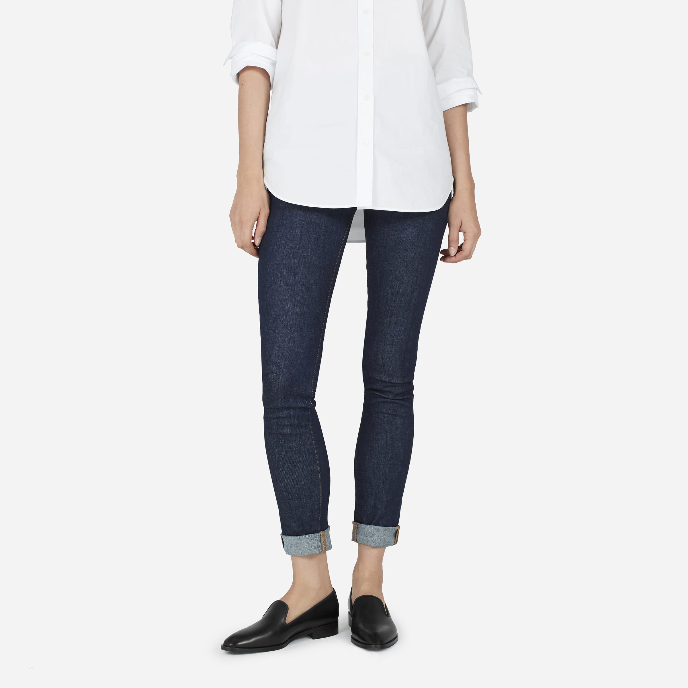 everlane smoking loafer