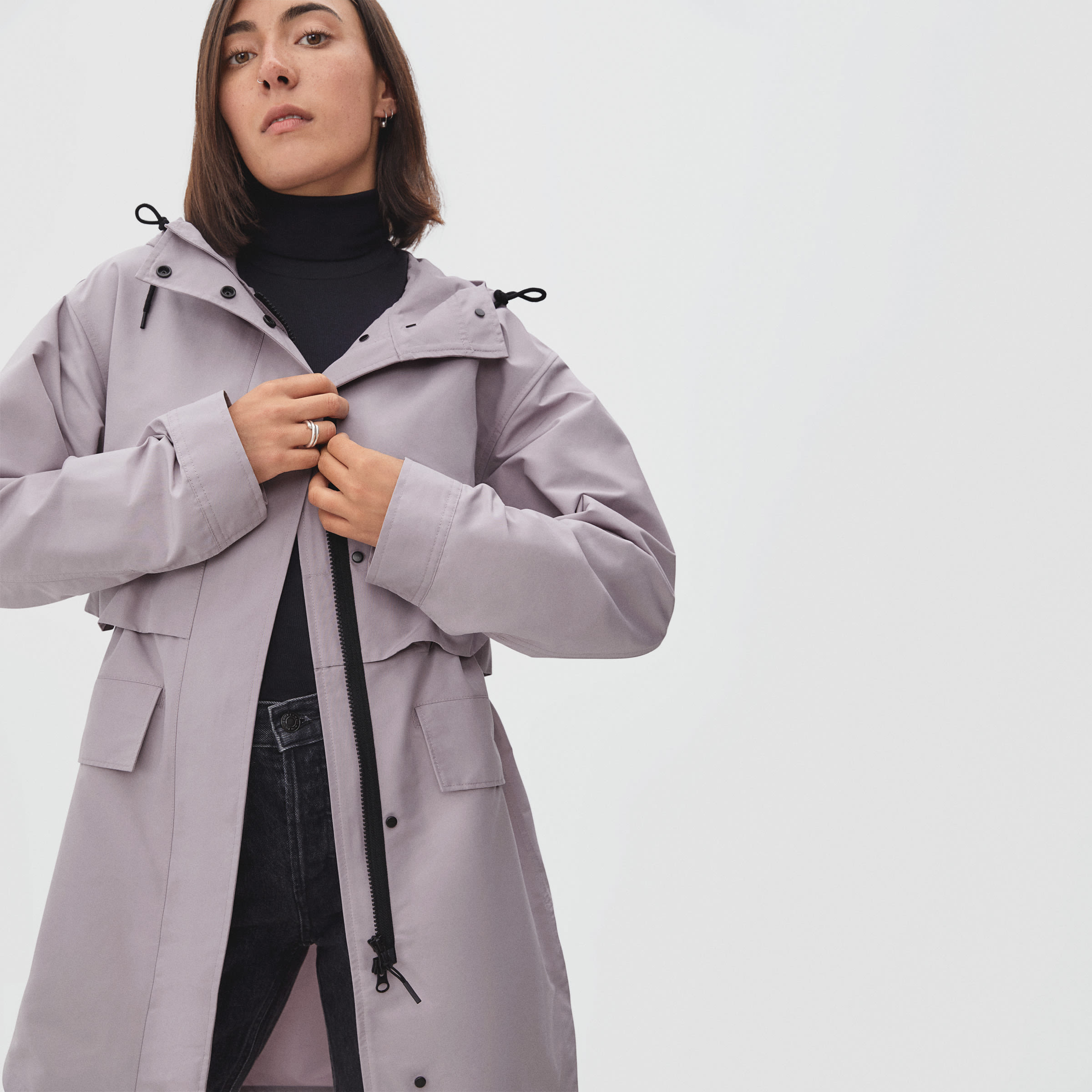 everlane raincoat