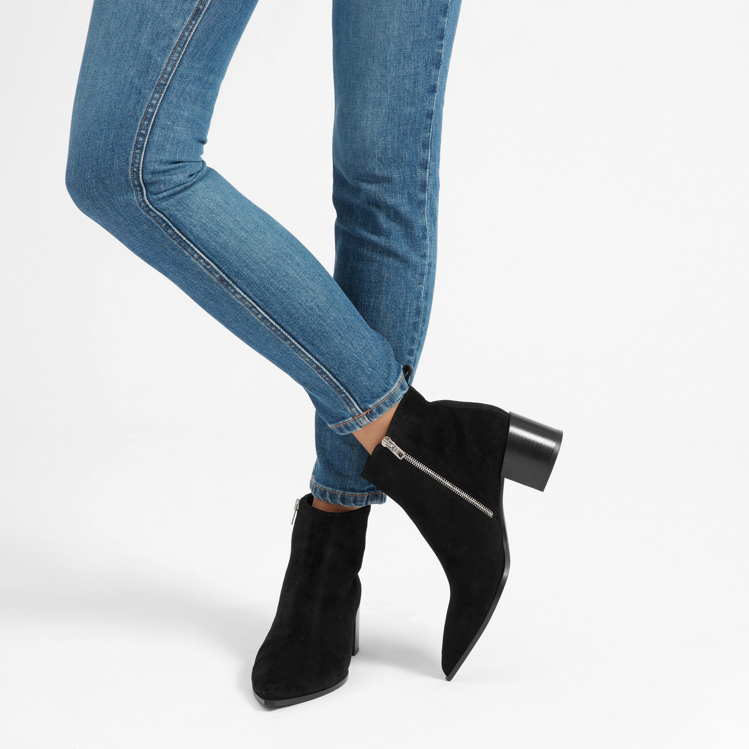 The Boss Boot Black Suede Everlane