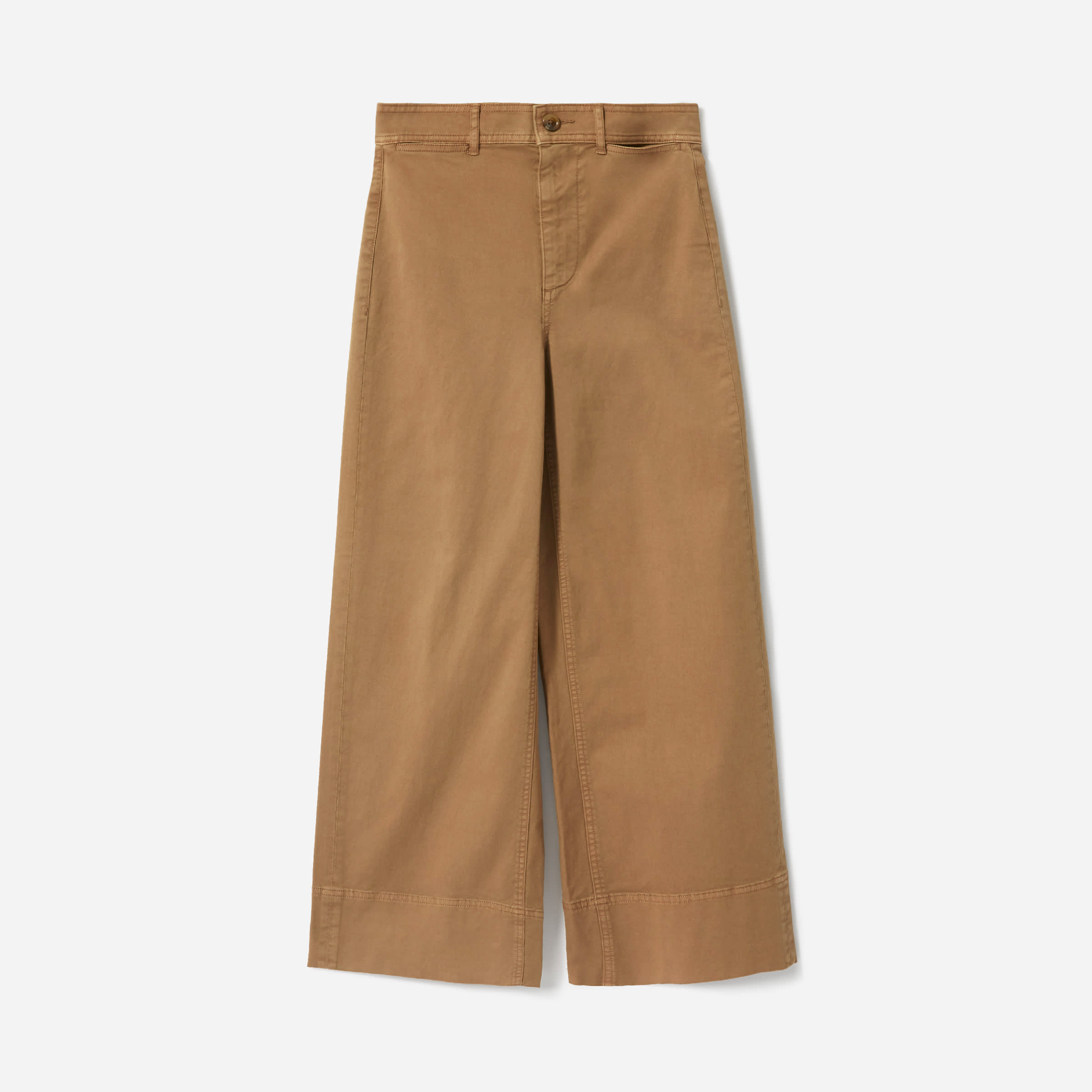 The Lightweight Wide Leg Crop Chino