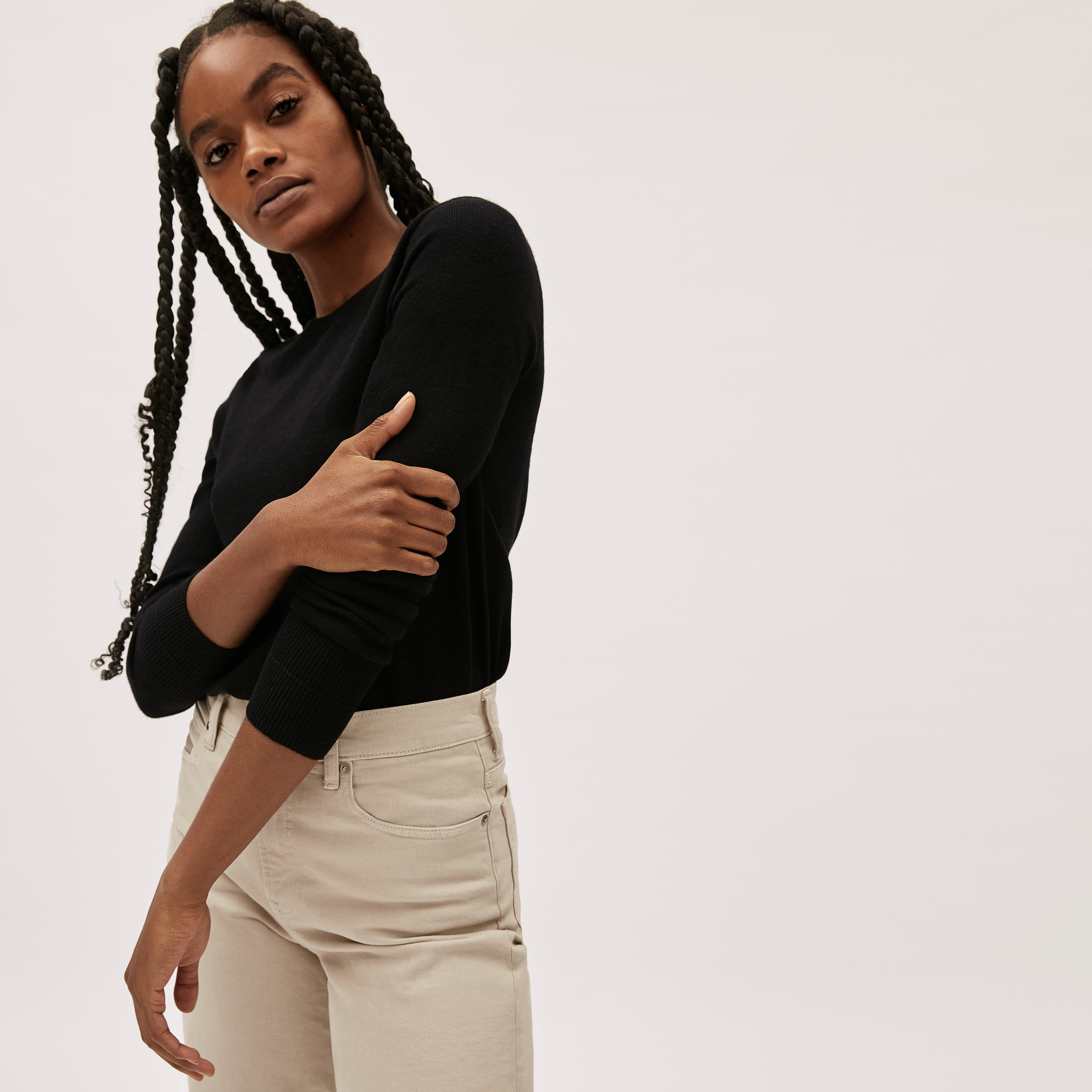 everlane cashmere sweatshirt