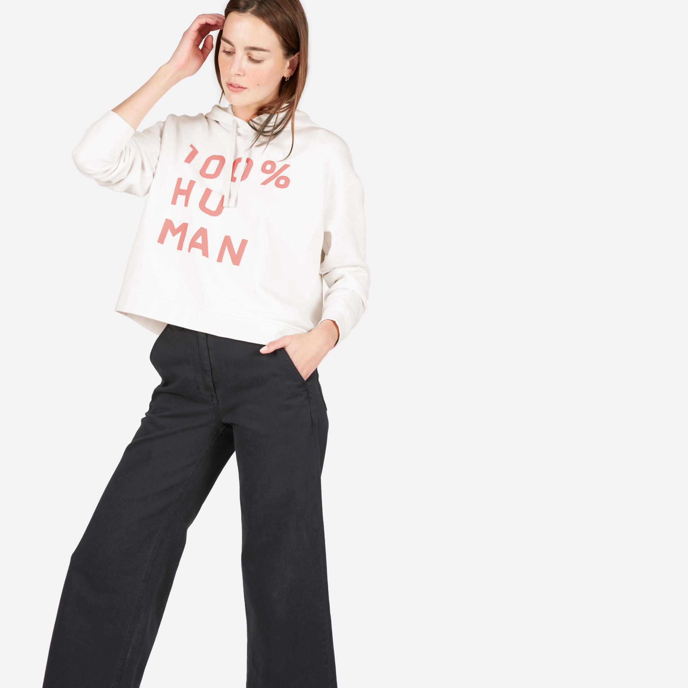 Everlane 100 human hoodie clearance
