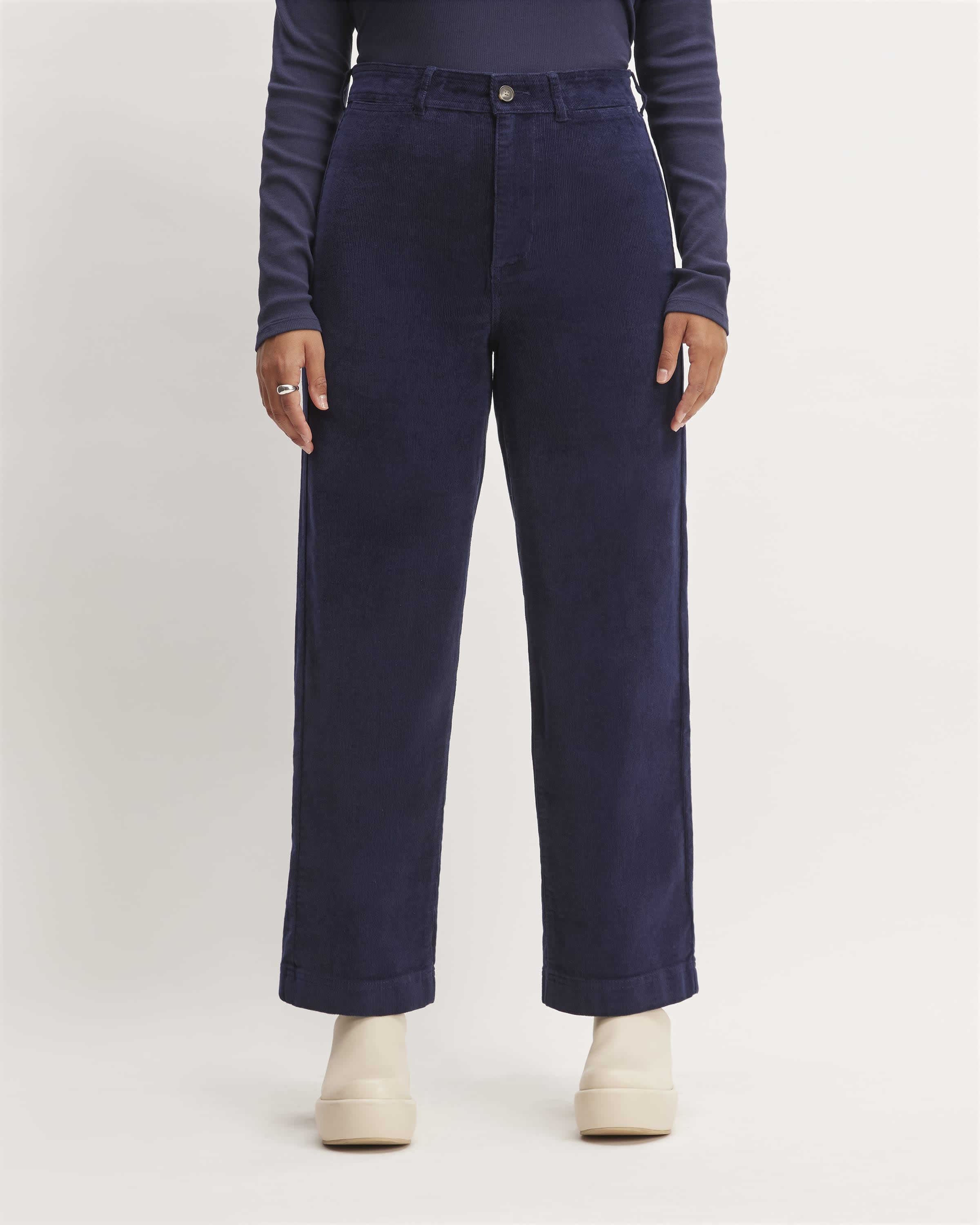The Corduroy Wide-Leg Pant Toasted Coconut – Everlane
