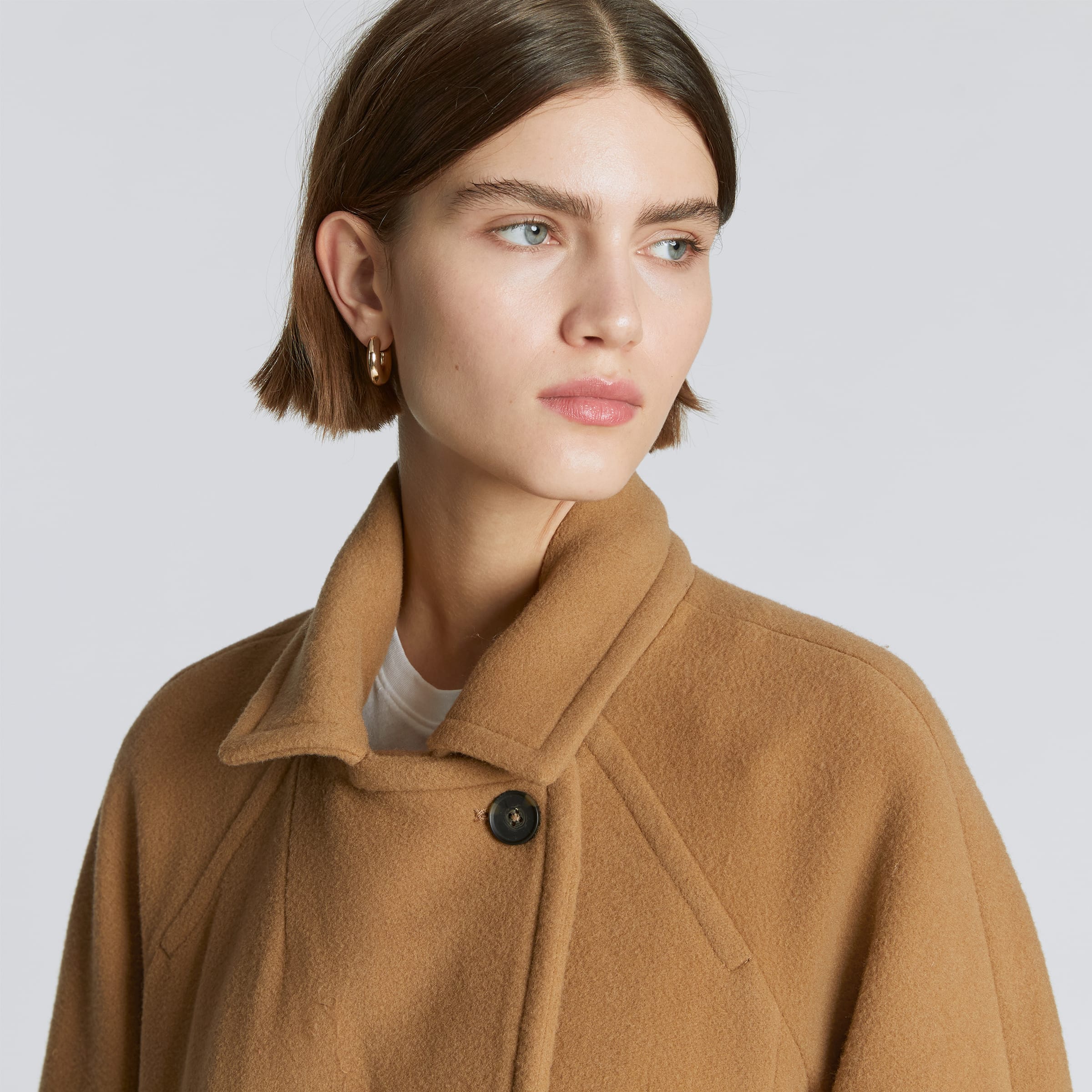 The Italian ReWool® Long Peacoat