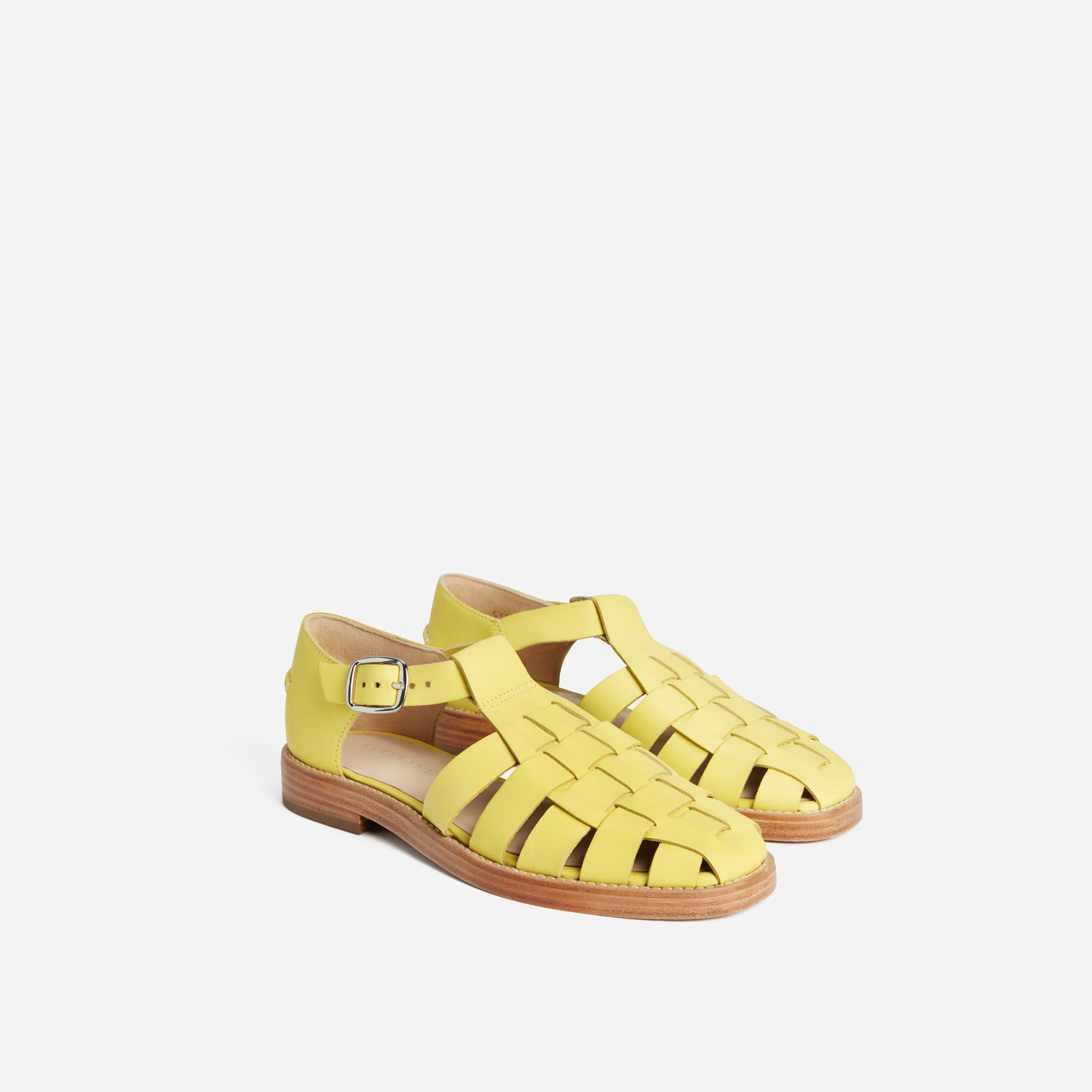 The Leather Fisherman Sandal Lemon – Everlane