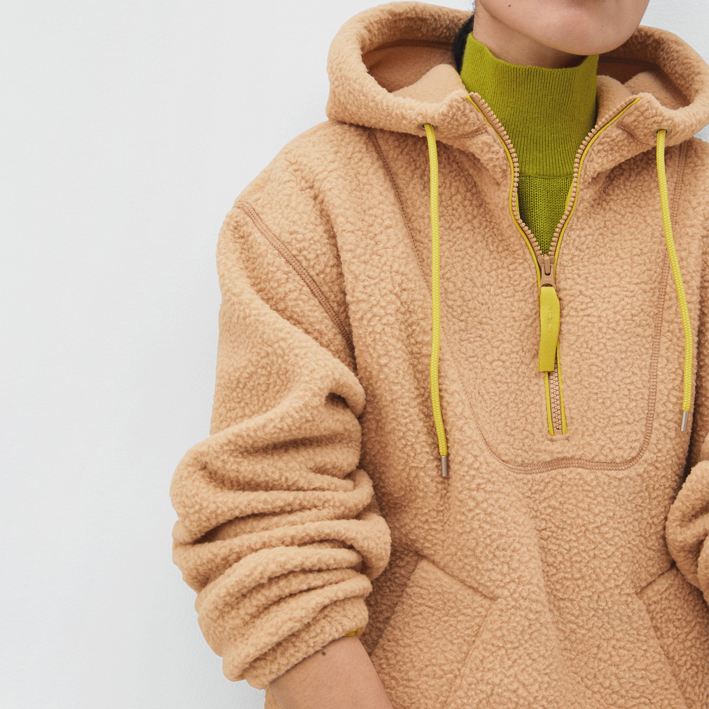 Everlane fleece top hoodie